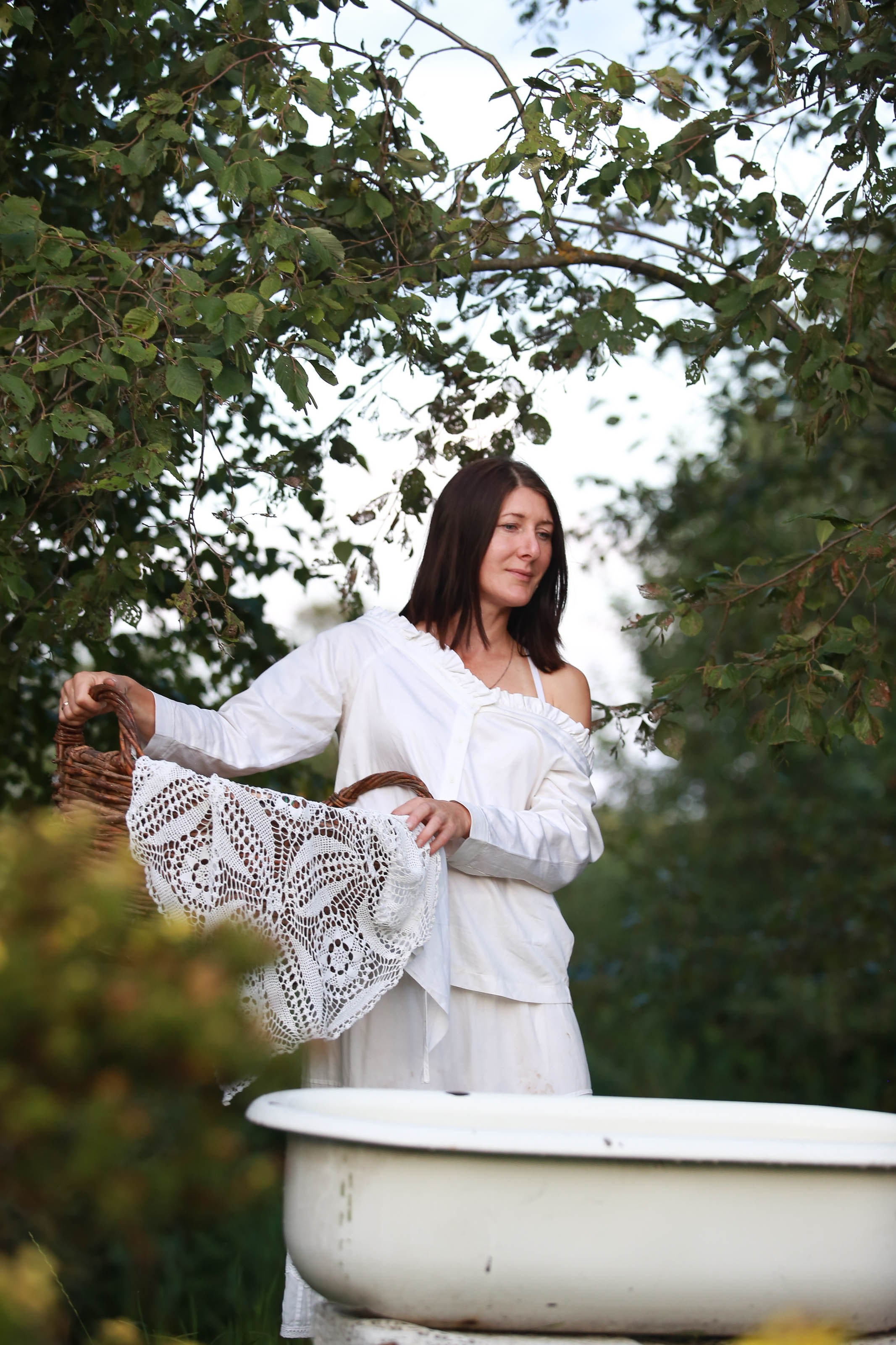 Проект «Ретро стирка на реке». Семейный и детский фотограф в Москве Мария Быкова