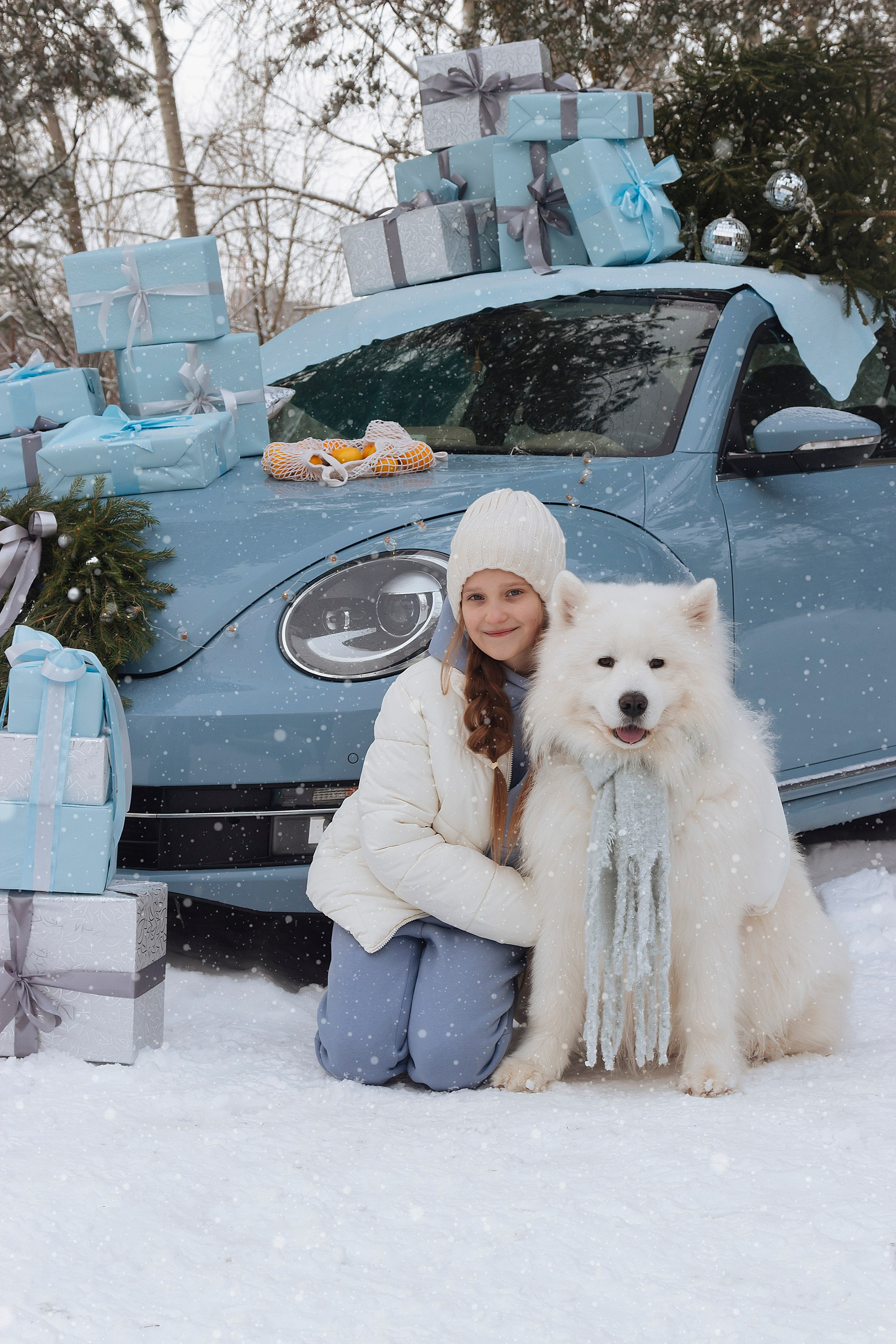 Новогодний голубой жук. Фотограф Ольга Бобб Нижний Новгород