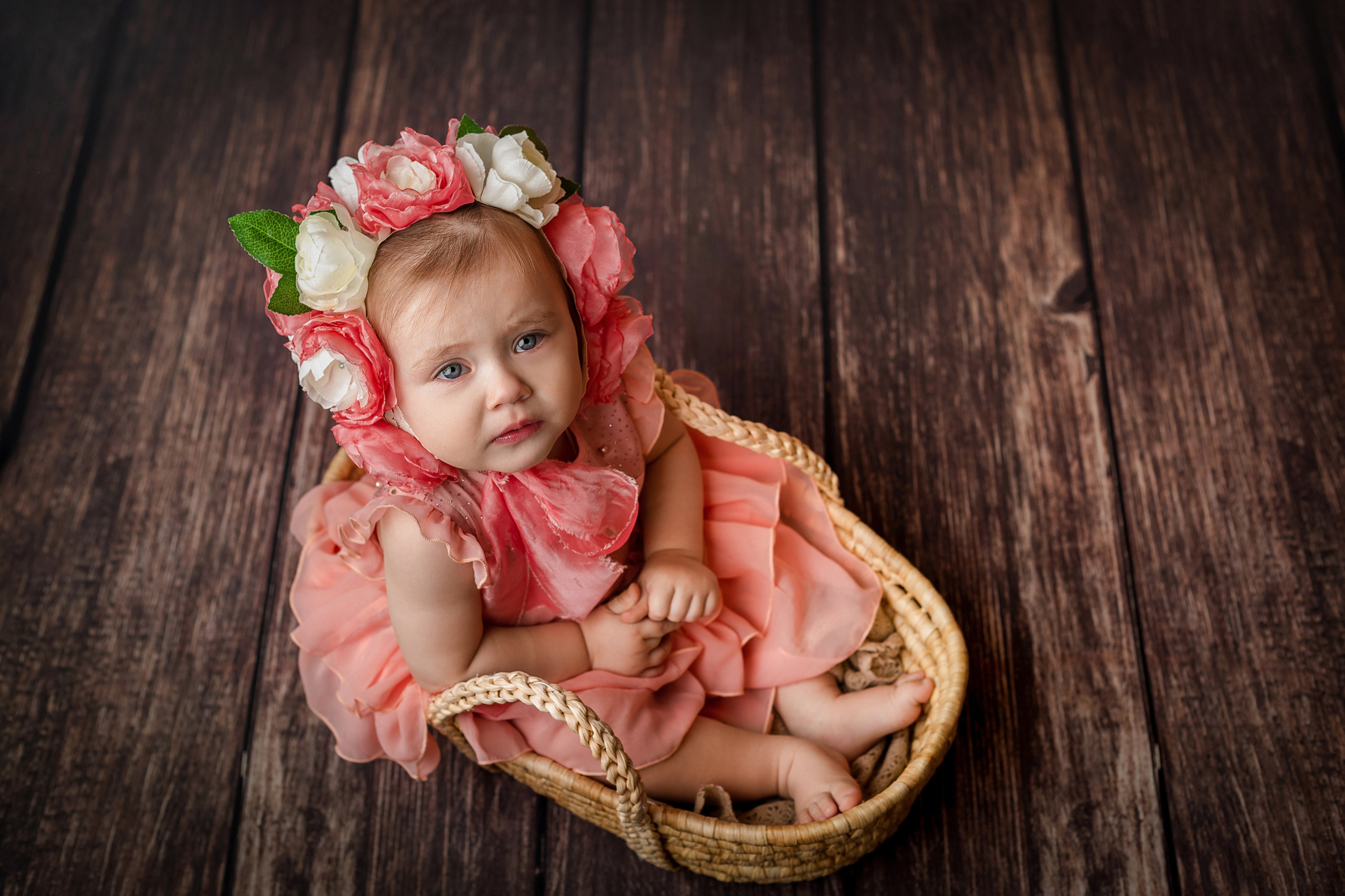 Проект «Годовасие» (12 месяцев). Фотограф новорожденных и детский фотограф в Радужном Васильева Елена