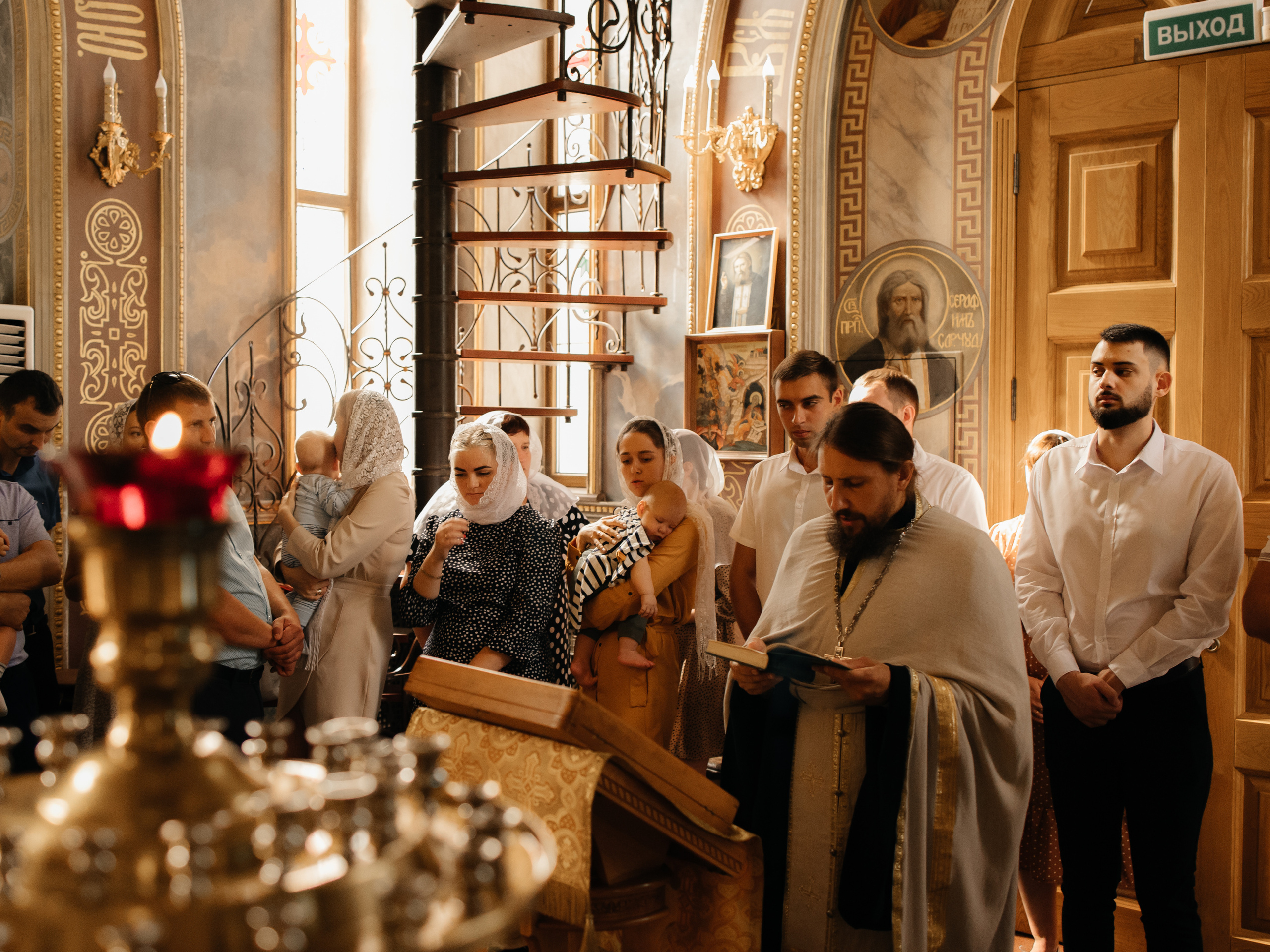 Таинство Крещения Александра. Семейный фотограф в Краснодаре Храмова Анна