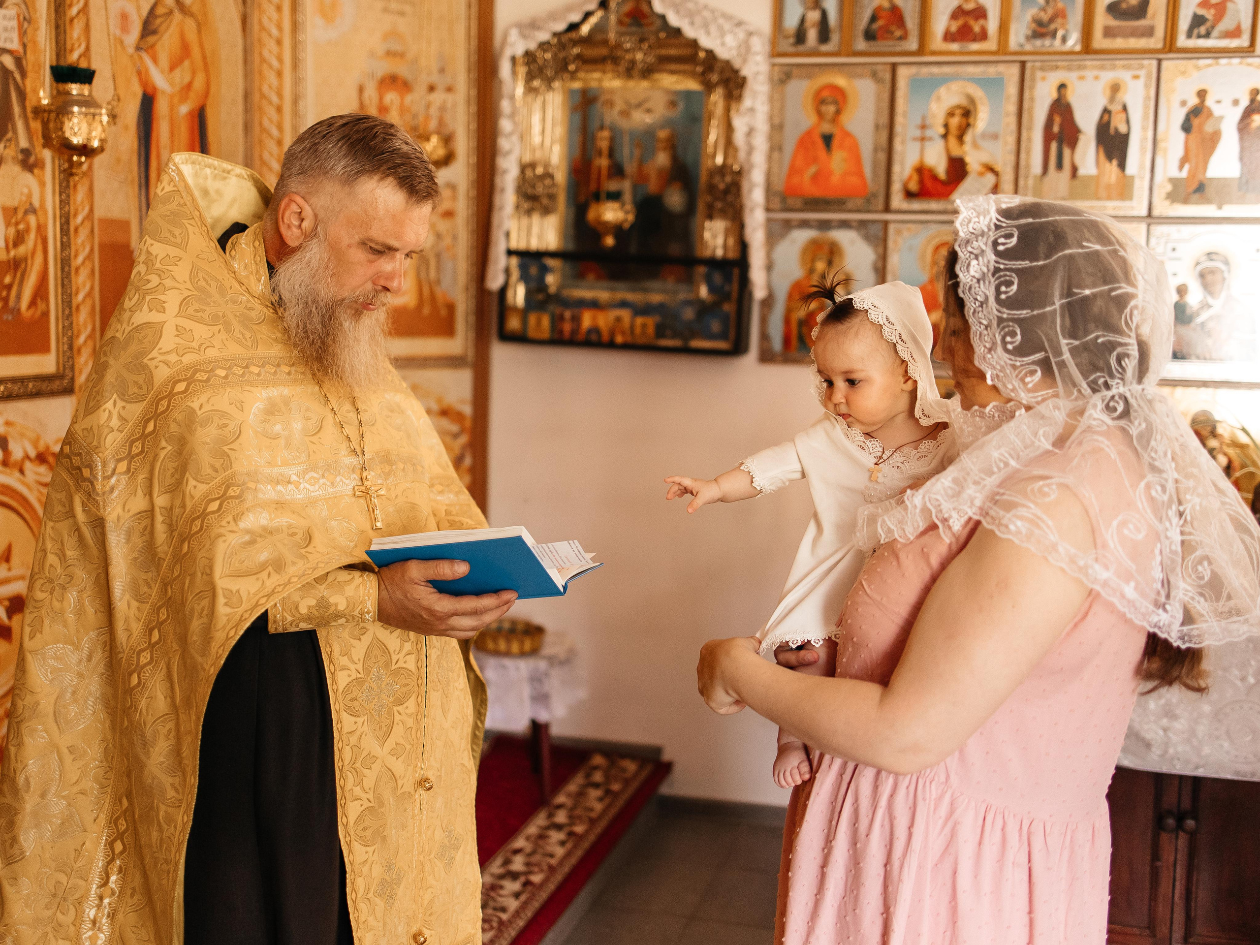 Таинство Крещения Полины. Семейный фотограф в Краснодаре Храмова Анна