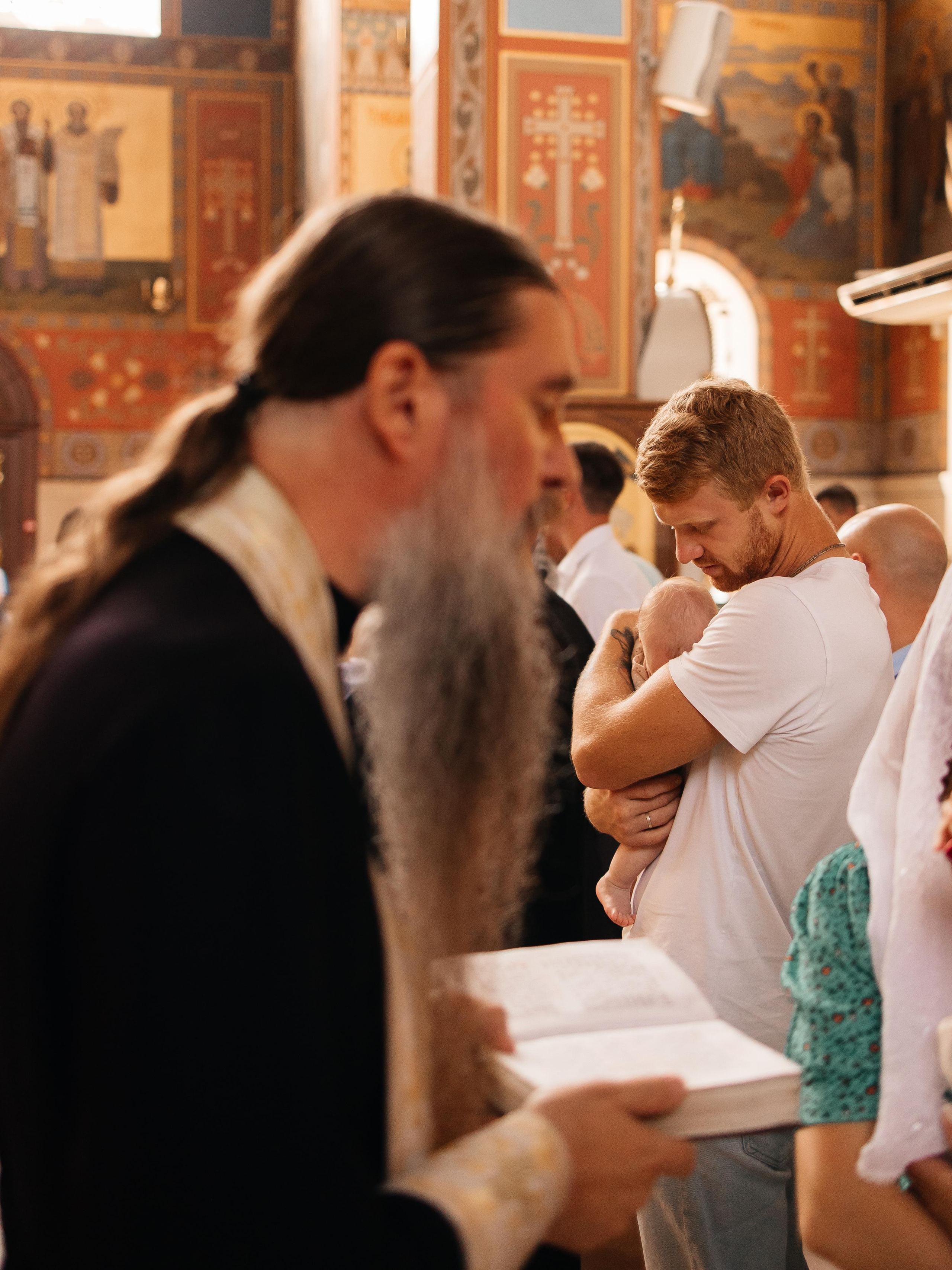 Таинство Крещения Агаты. Семейный фотограф в Краснодаре Храмова Анна