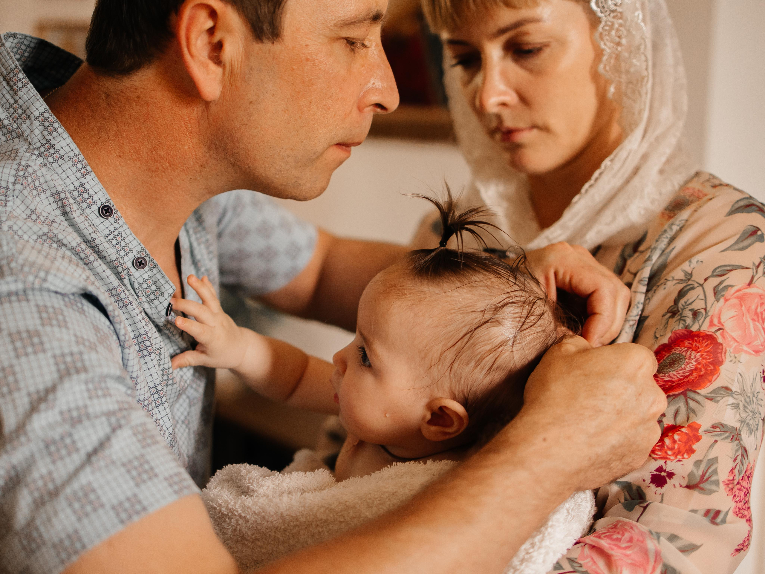Таинство Крещения Полины. Семейный фотограф в Краснодаре Храмова Анна