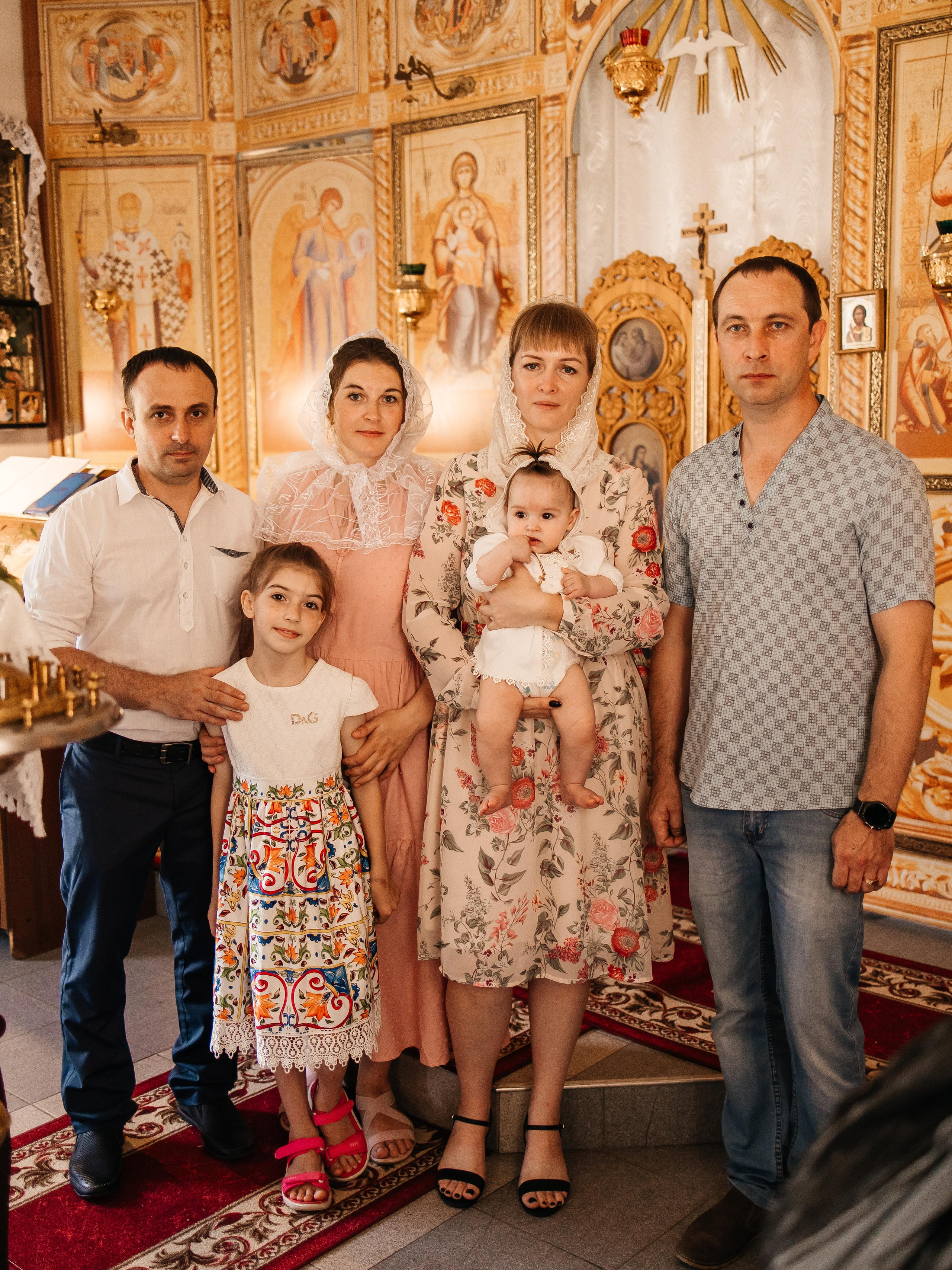 Таинство Крещения Полины. Семейный фотограф в Краснодаре Храмова Анна