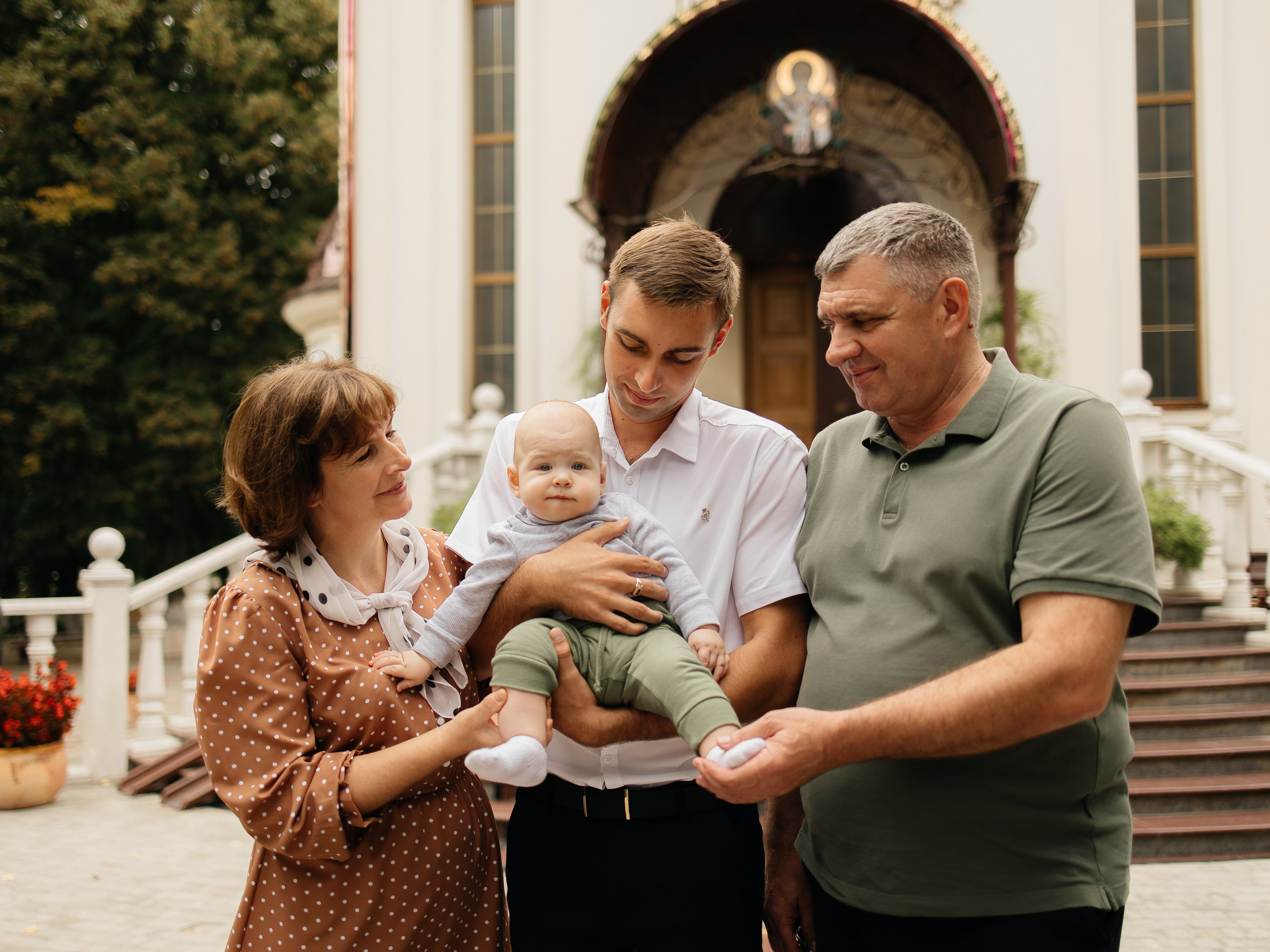 Таинство Крещения Александра. Семейный фотограф в Краснодаре Храмова Анна