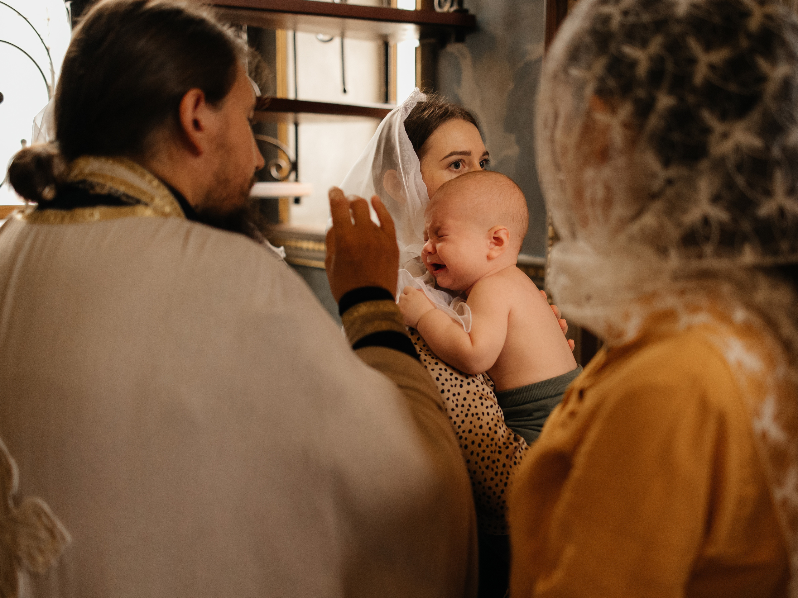 Таинство Крещения Александра. Семейный фотограф в Краснодаре Храмова Анна