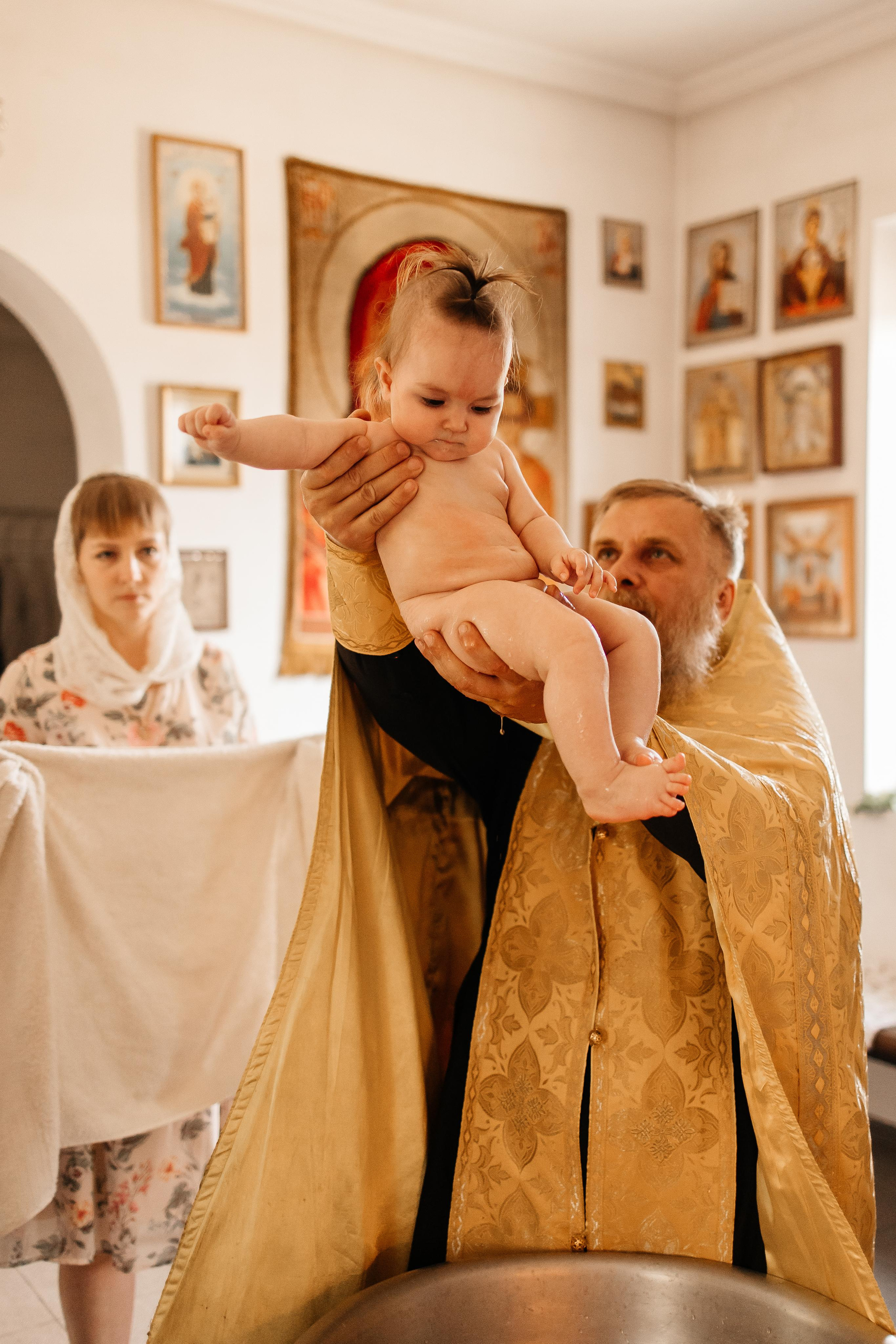 Таинство Крещения Полины. Семейный фотограф в Краснодаре Храмова Анна