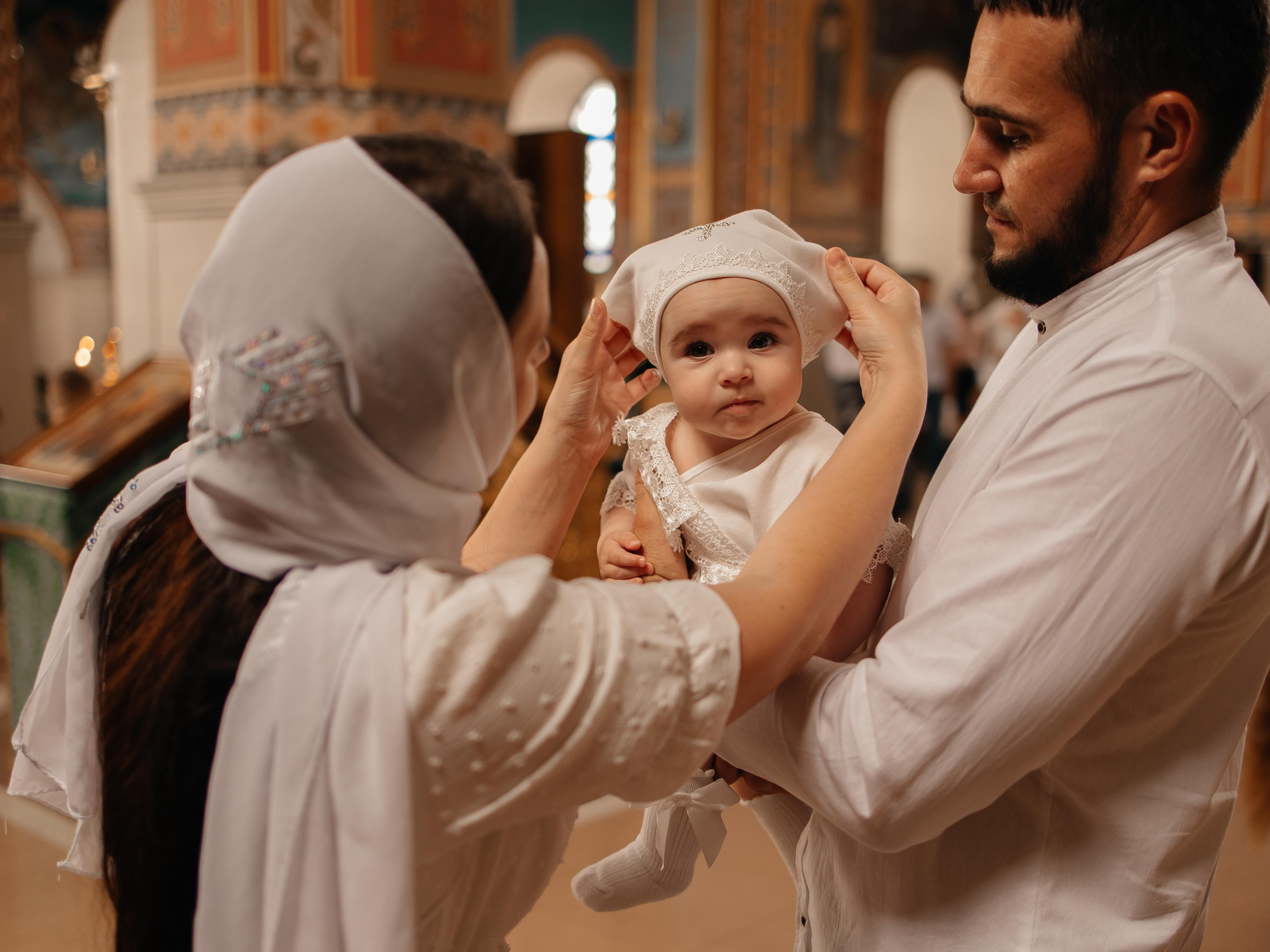 Таинство Крещения Арины. Семейный фотограф в Краснодаре Храмова Анна