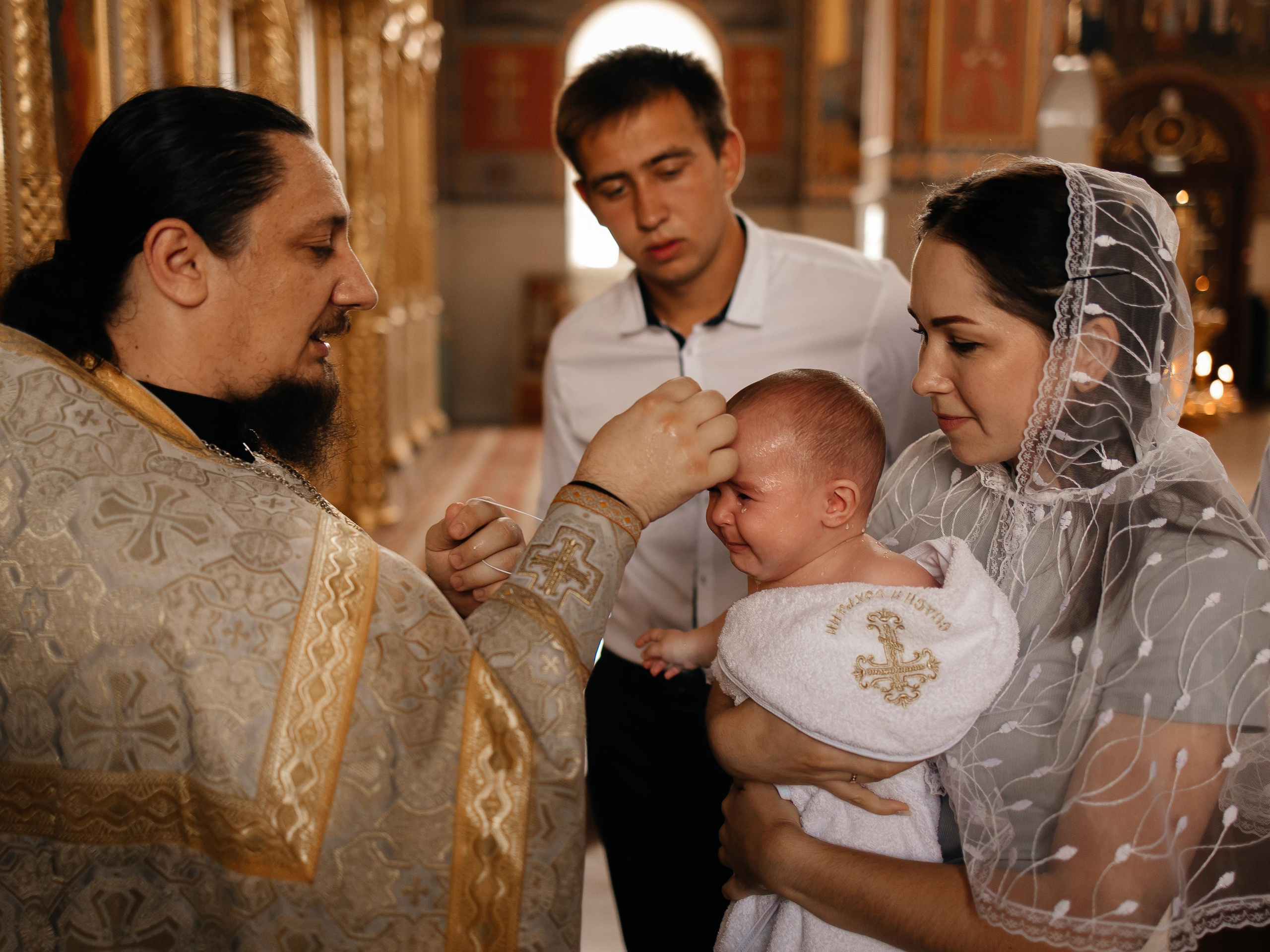 Таинство Крещения Арины. Семейный фотограф в Краснодаре Храмова Анна