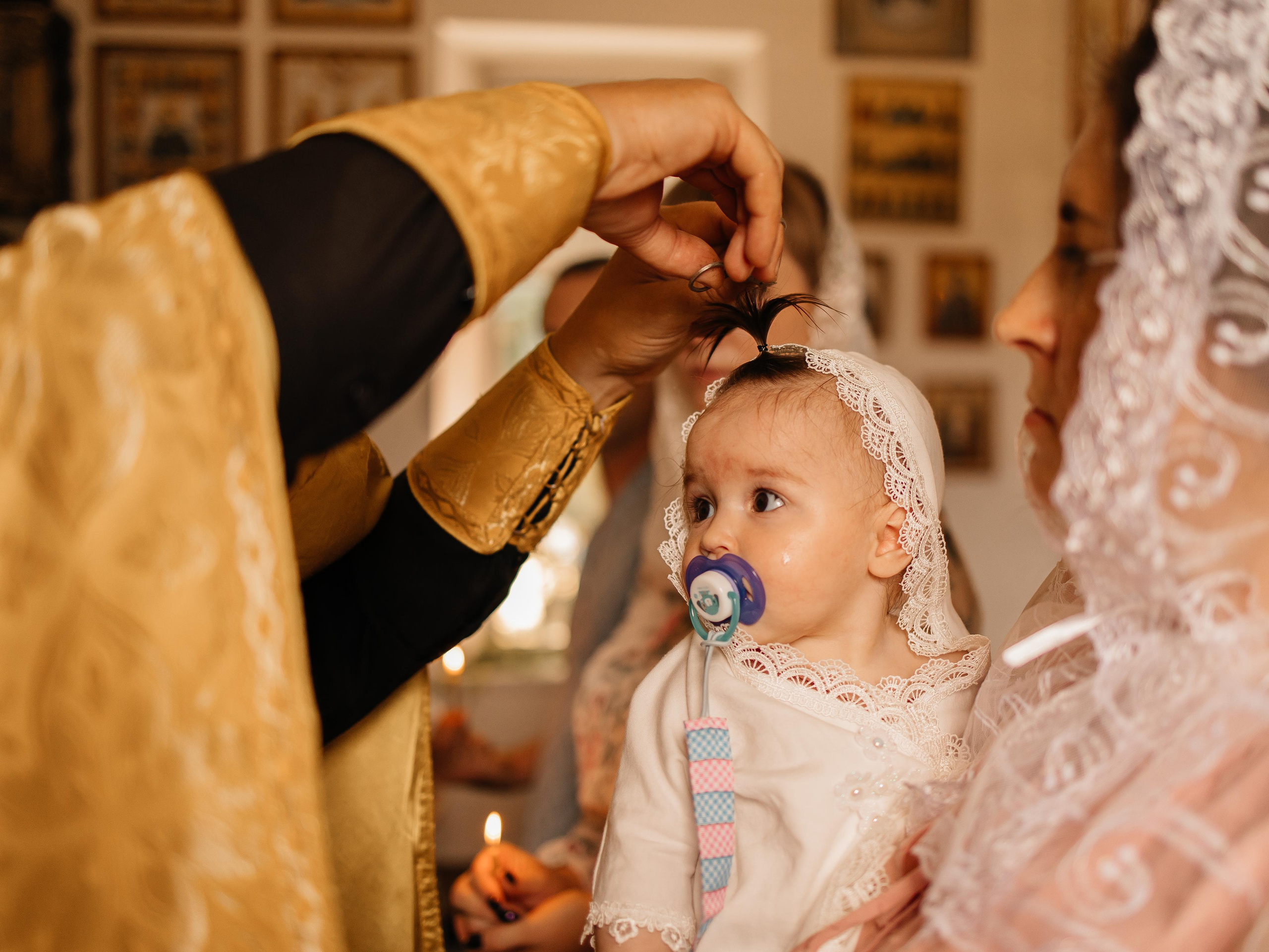 Таинство Крещения Полины. Семейный фотограф в Краснодаре Храмова Анна