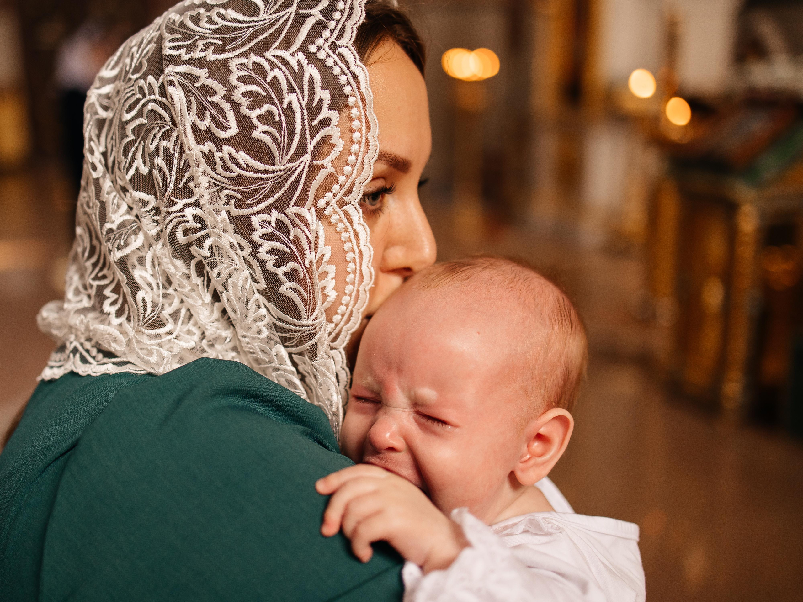 Таинство Крещения Агаты. Семейный фотограф в Краснодаре Храмова Анна