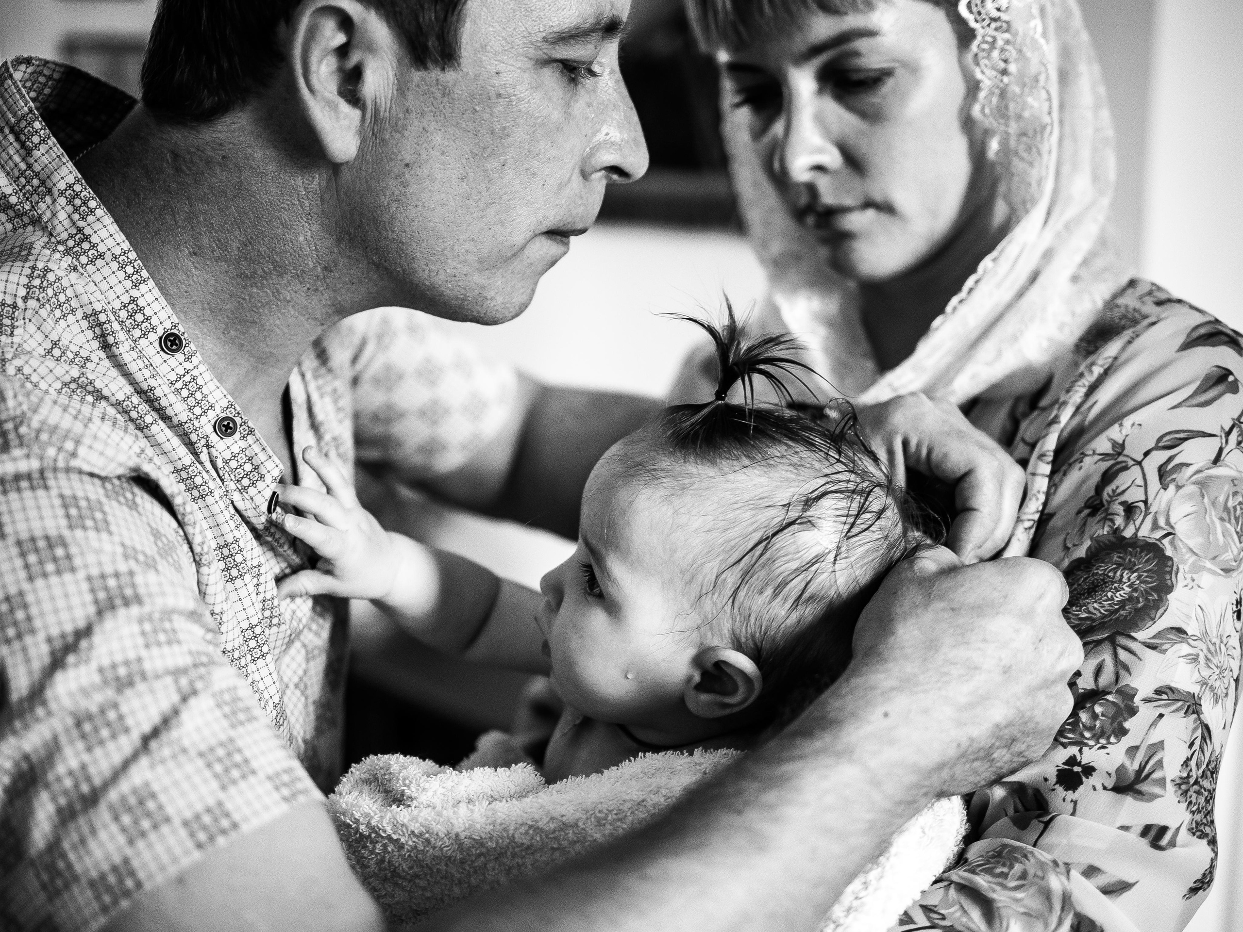 Таинство Крещения Полины. Семейный фотограф в Краснодаре Храмова Анна