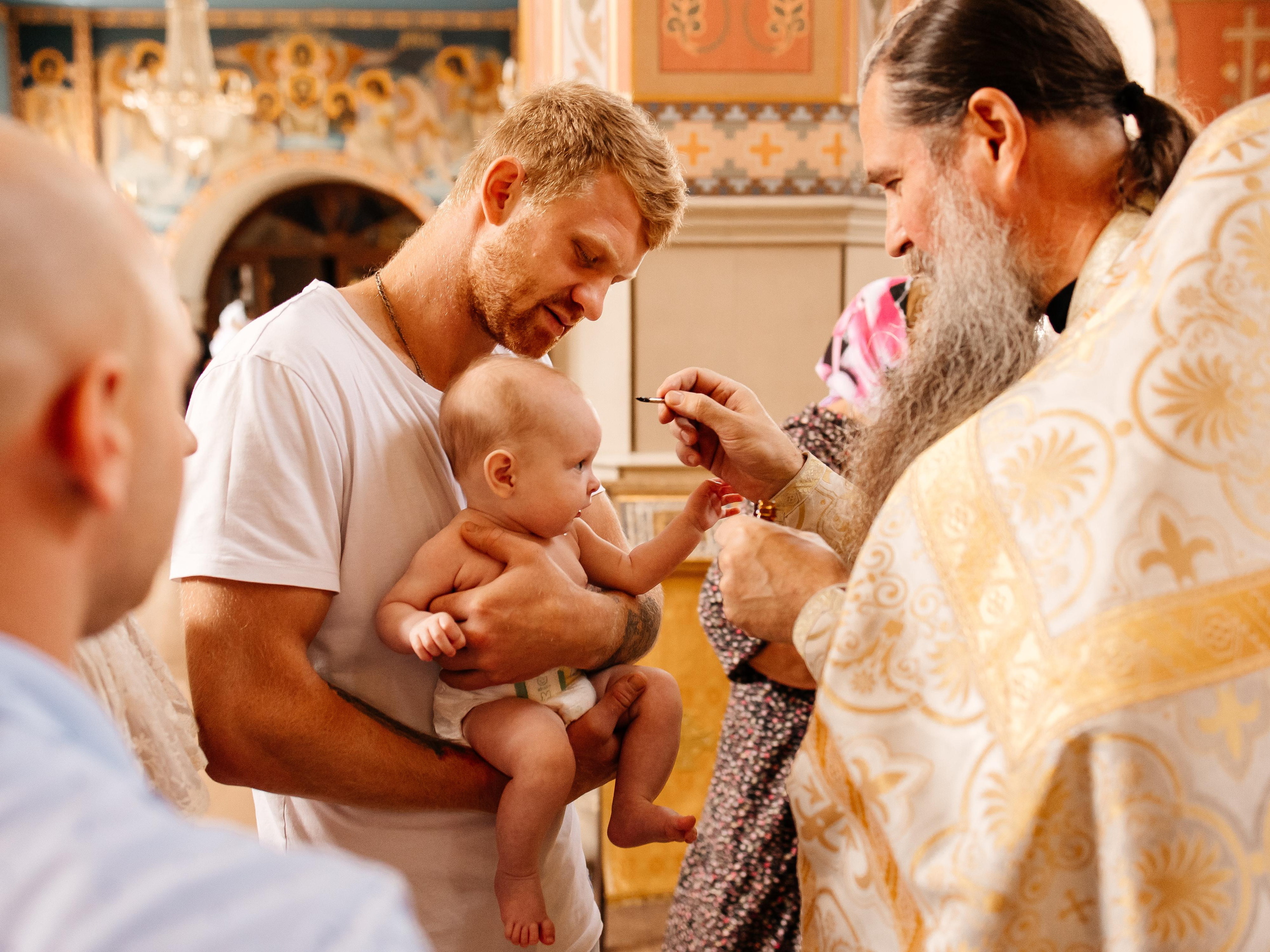 Таинство Крещения Агаты. Семейный фотограф в Краснодаре Храмова Анна