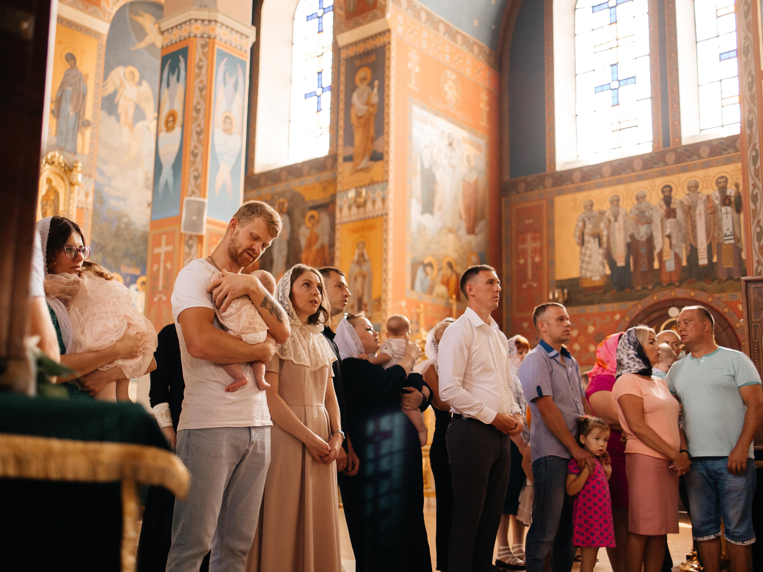 Таинство Крещения Агаты. Семейный фотограф в Краснодаре Храмова Анна