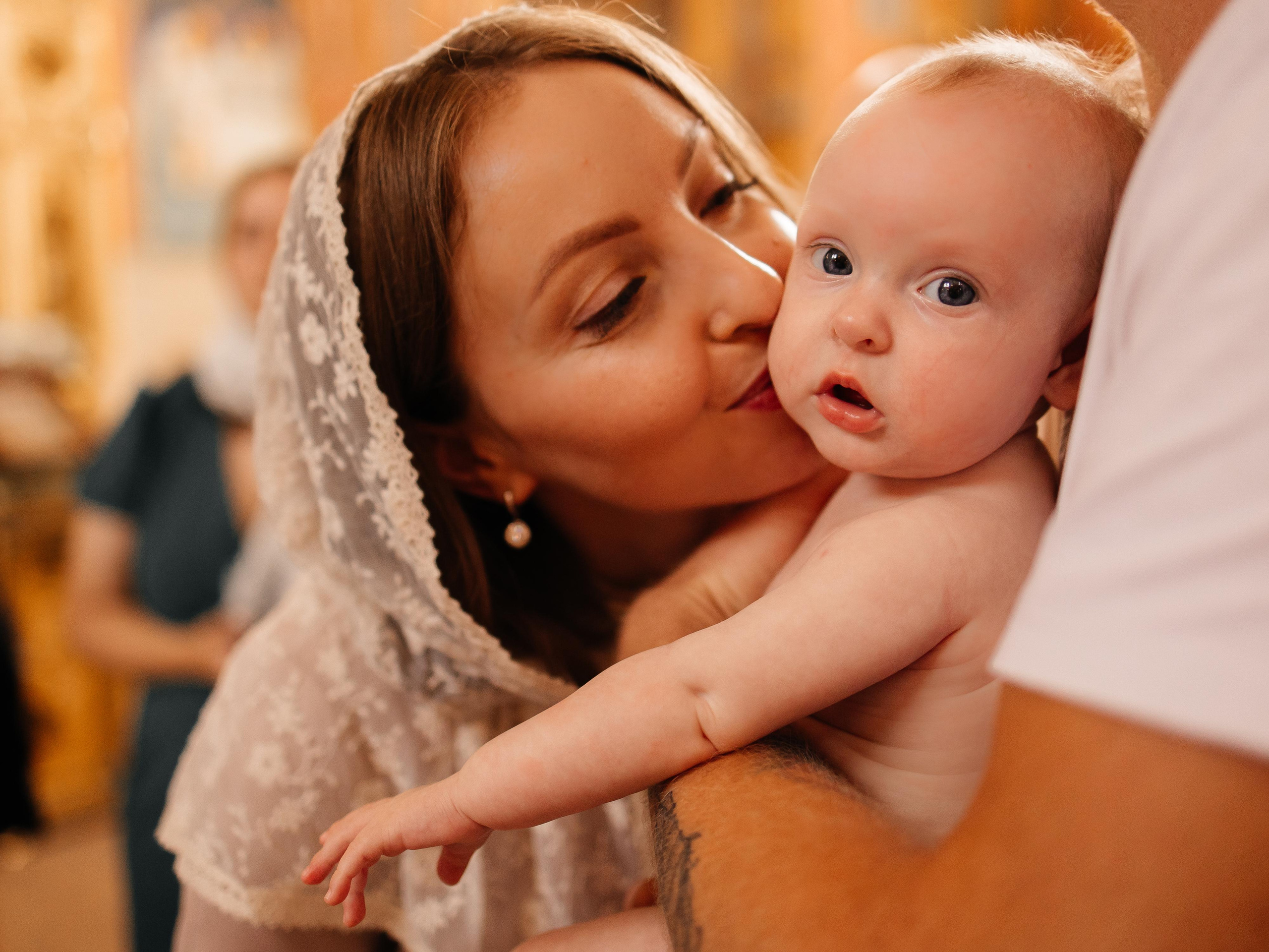 Таинство Крещения Агаты. Семейный фотограф в Краснодаре Храмова Анна