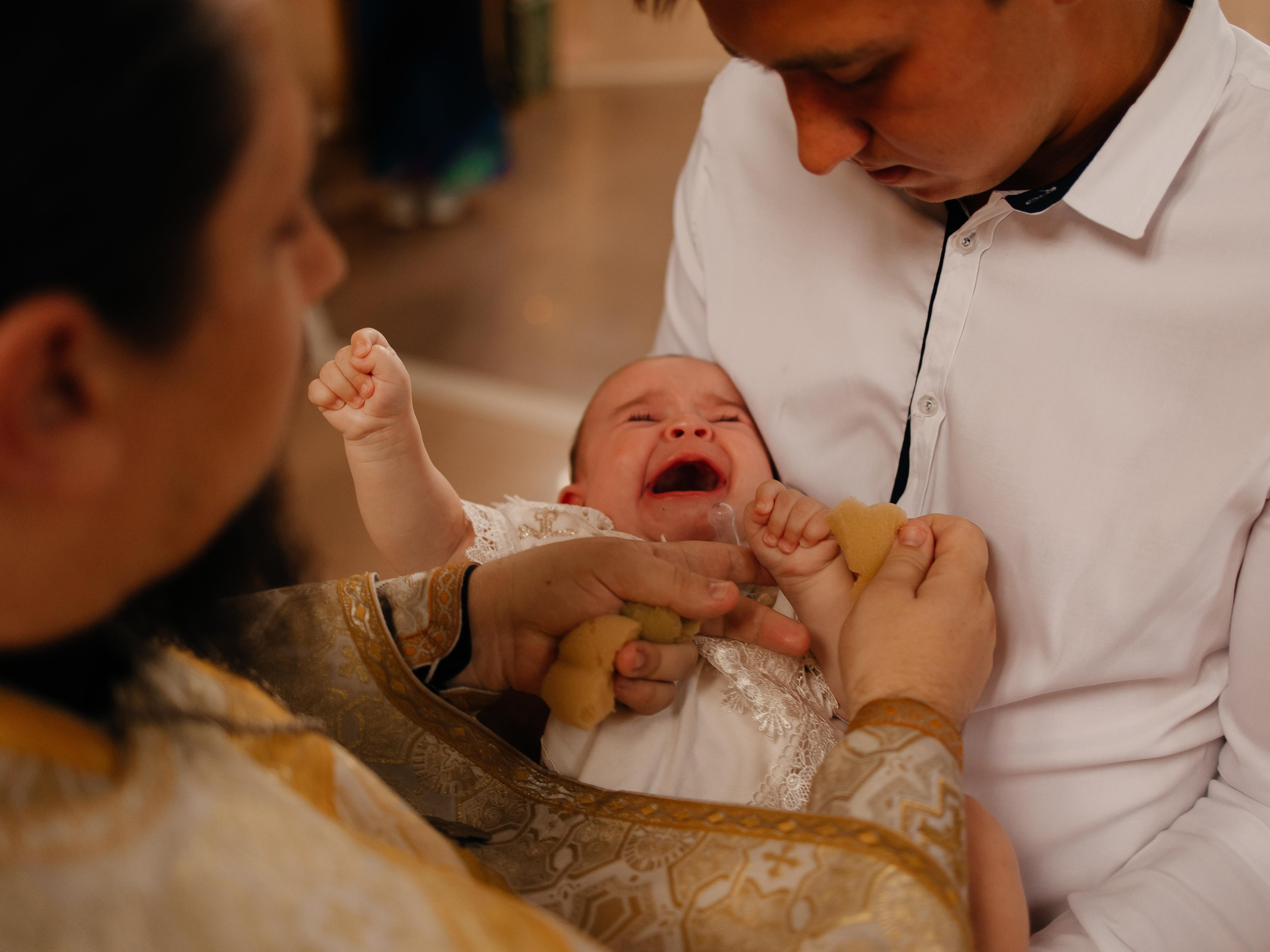 Таинство Крещения Арины. Семейный фотограф в Краснодаре Храмова Анна