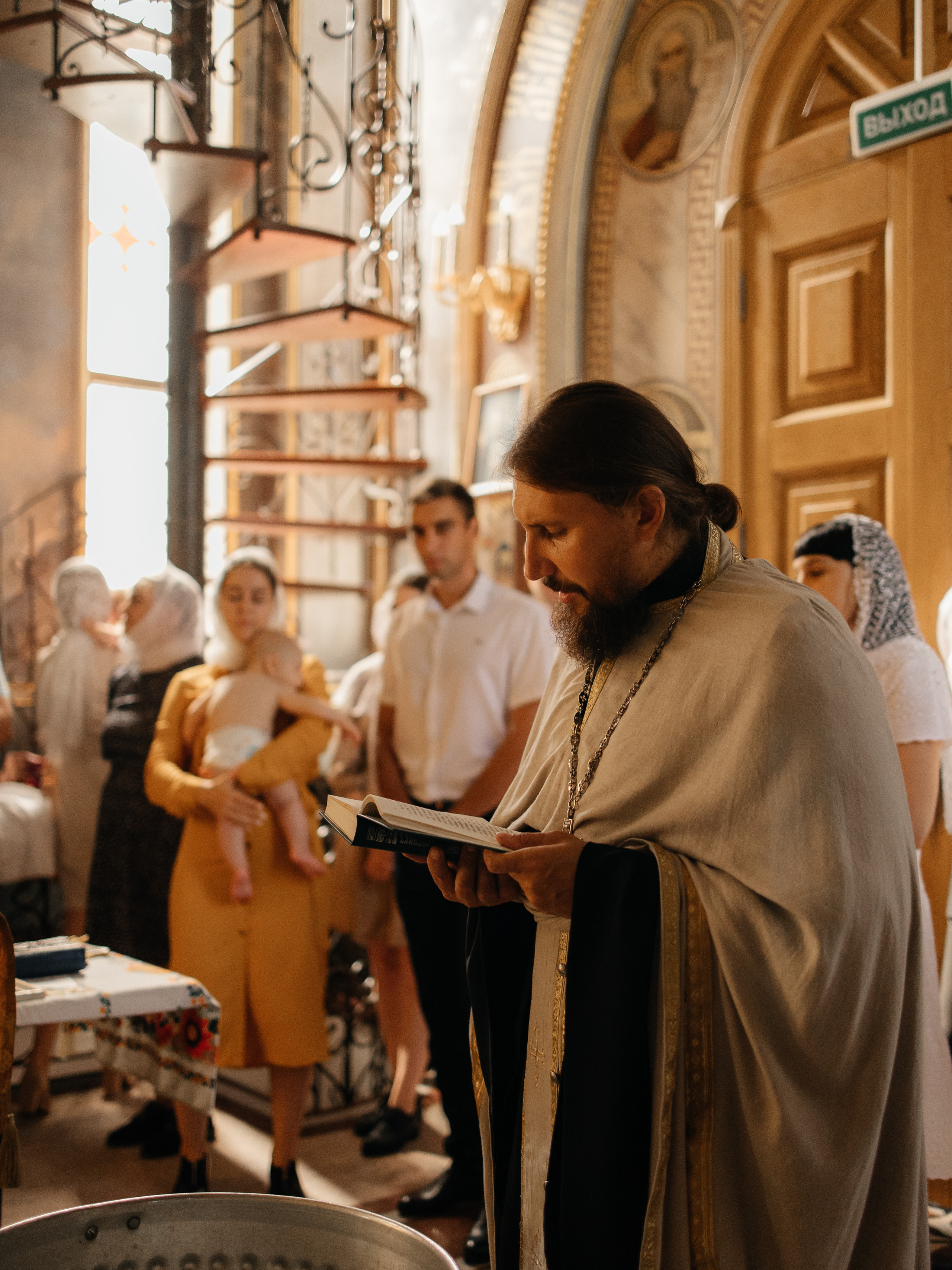 Таинство Крещения Александра. Семейный фотограф в Краснодаре Храмова Анна