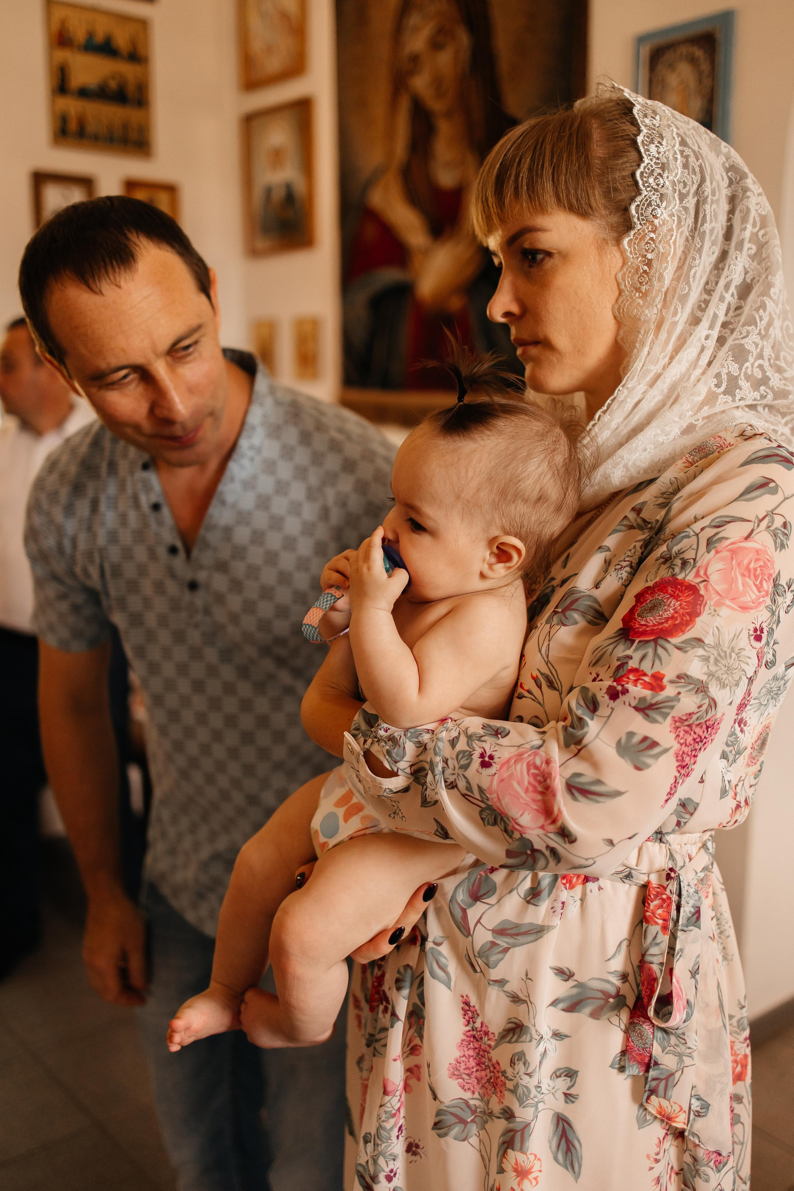 Таинство Крещения Полины. Семейный фотограф в Краснодаре Храмова Анна