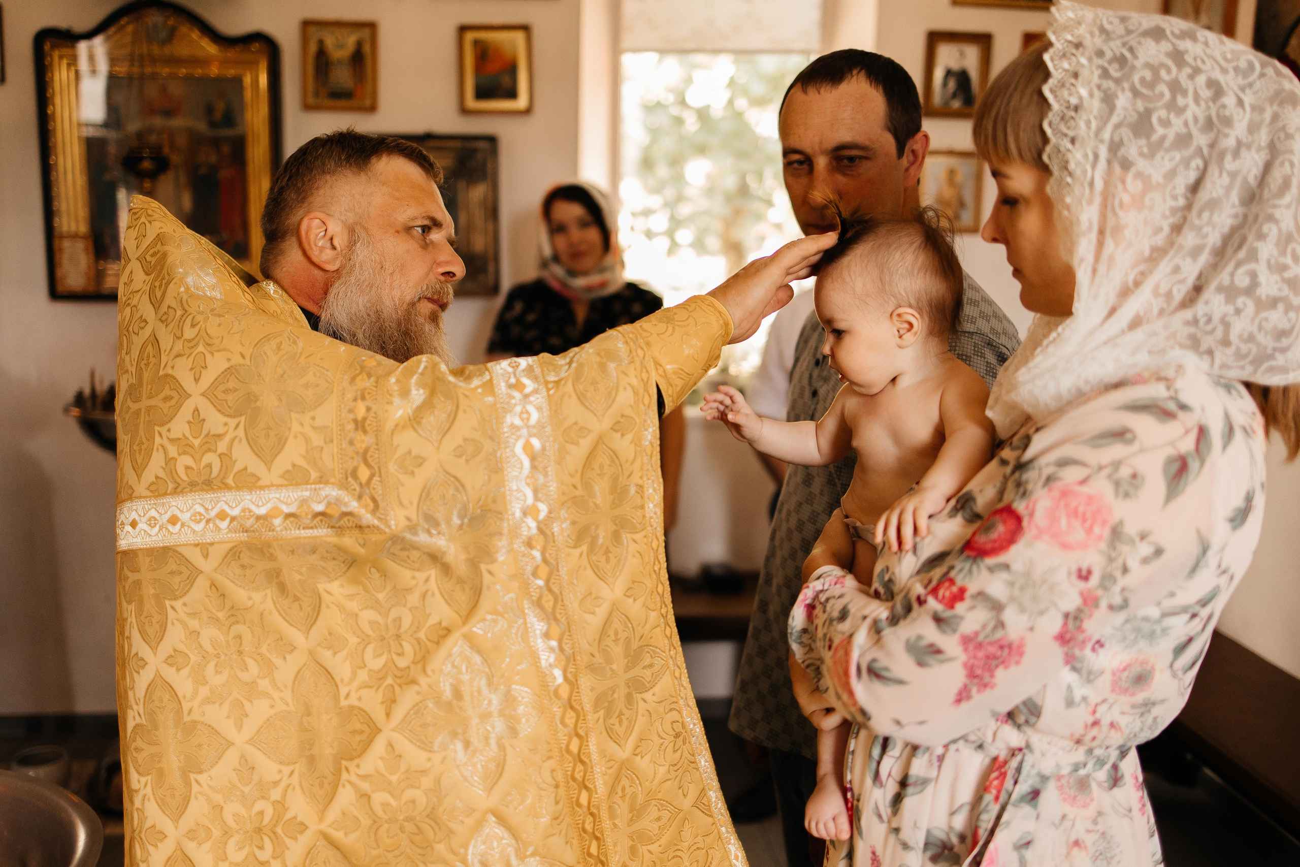 Таинство Крещения Полины. Семейный фотограф в Краснодаре Храмова Анна