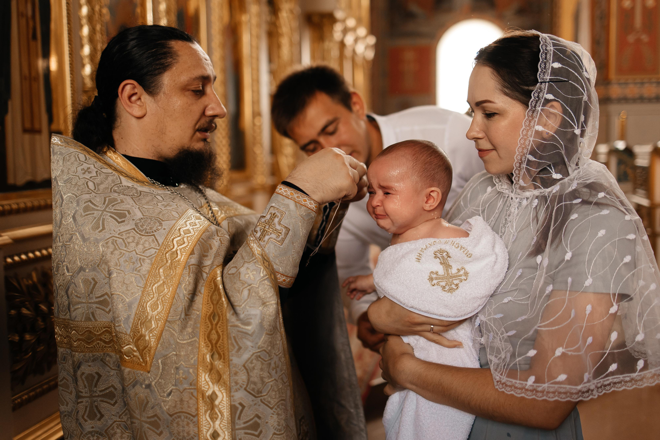 Таинство Крещения Арины. Семейный фотограф в Краснодаре Храмова Анна