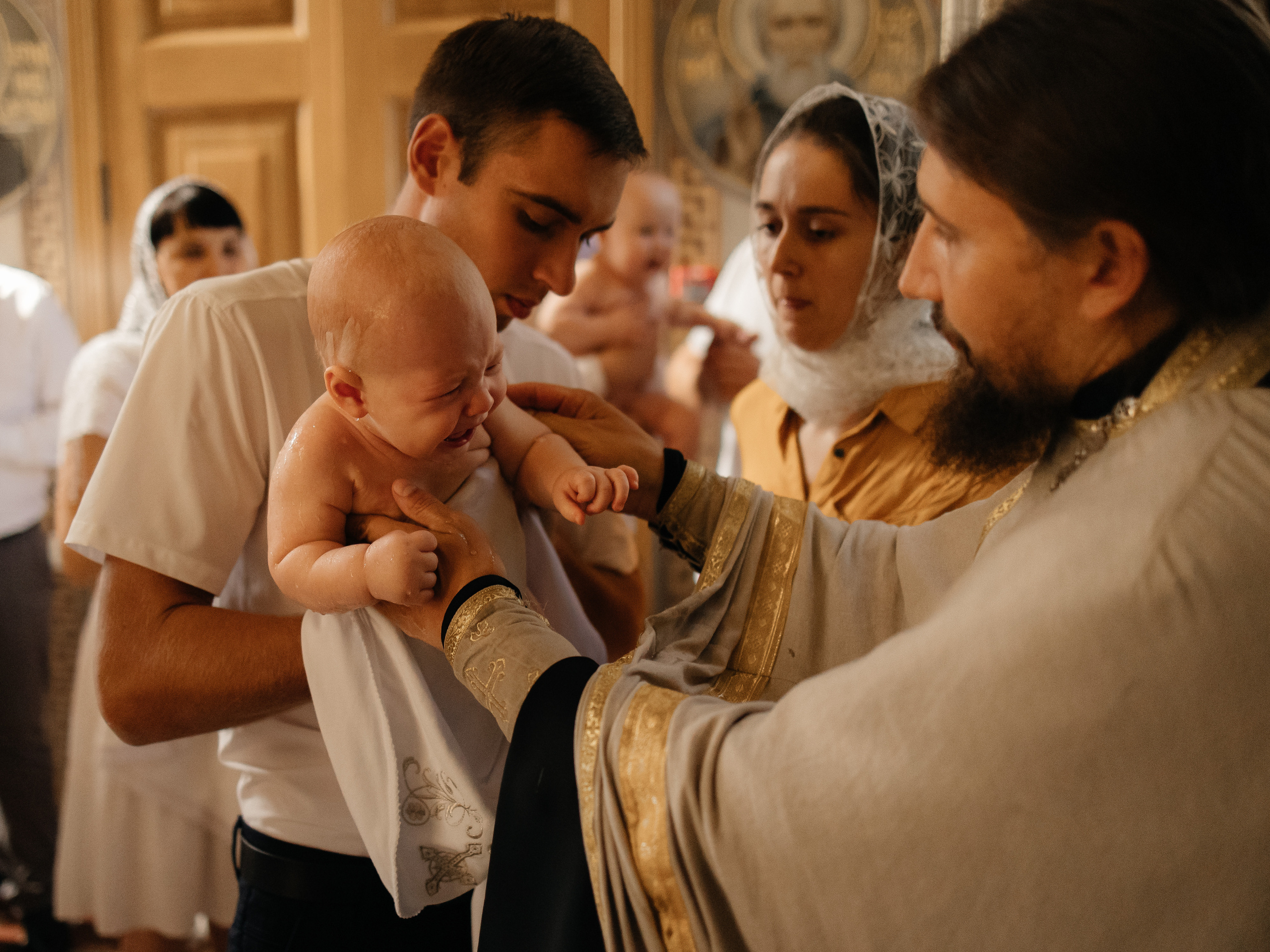 Таинство Крещения Александра. Семейный фотограф в Краснодаре Храмова Анна