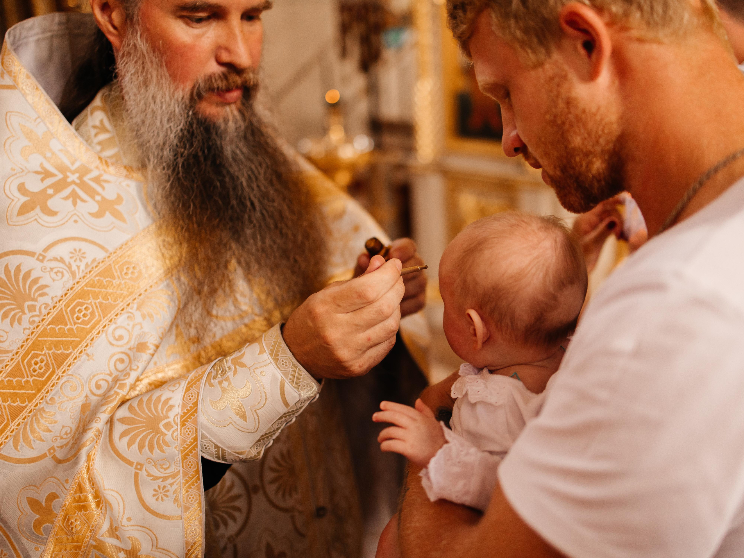 Таинство Крещения Агаты. Семейный фотограф в Краснодаре Храмова Анна