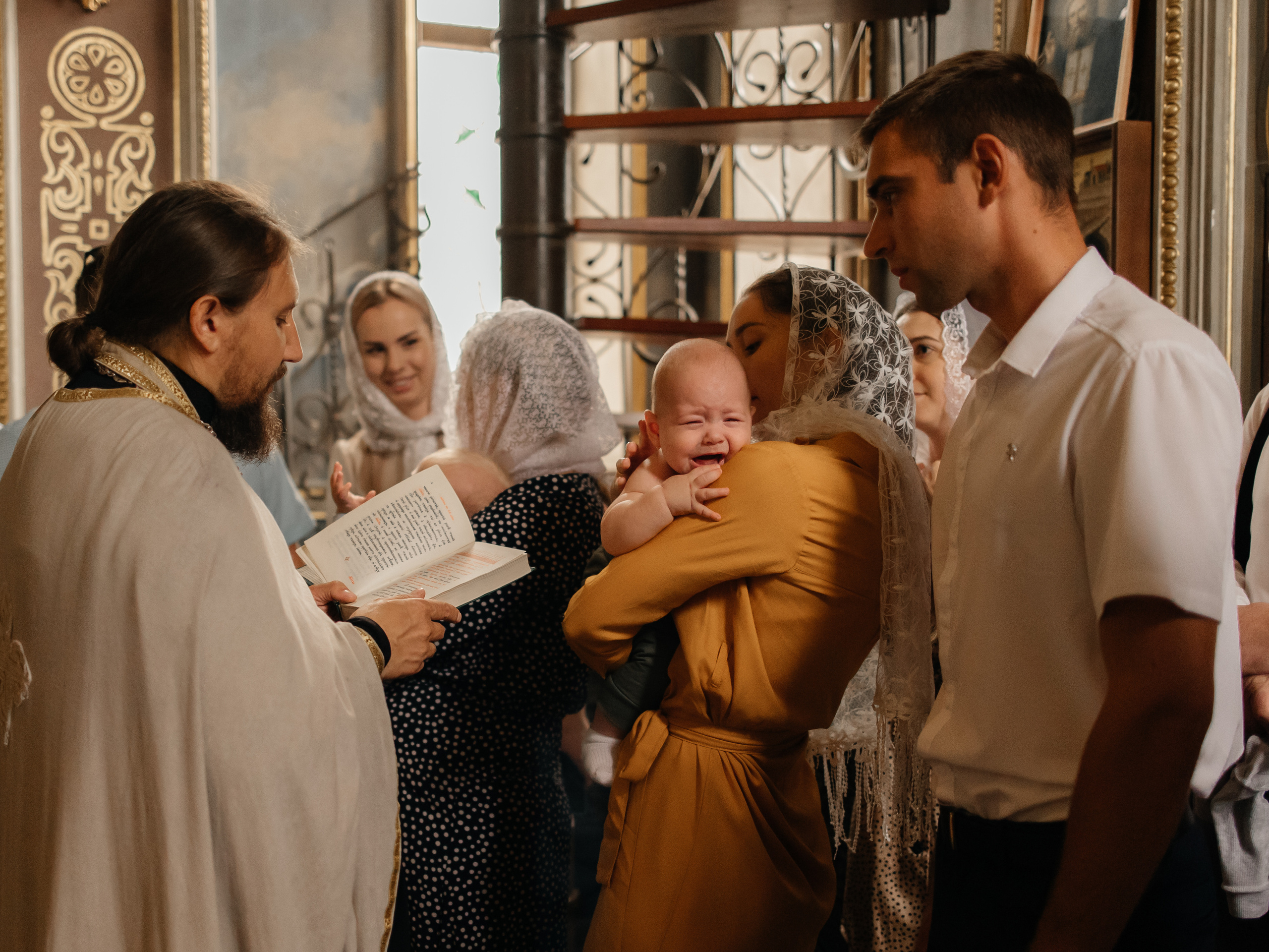 Таинство Крещения Александра. Семейный фотограф в Краснодаре Храмова Анна