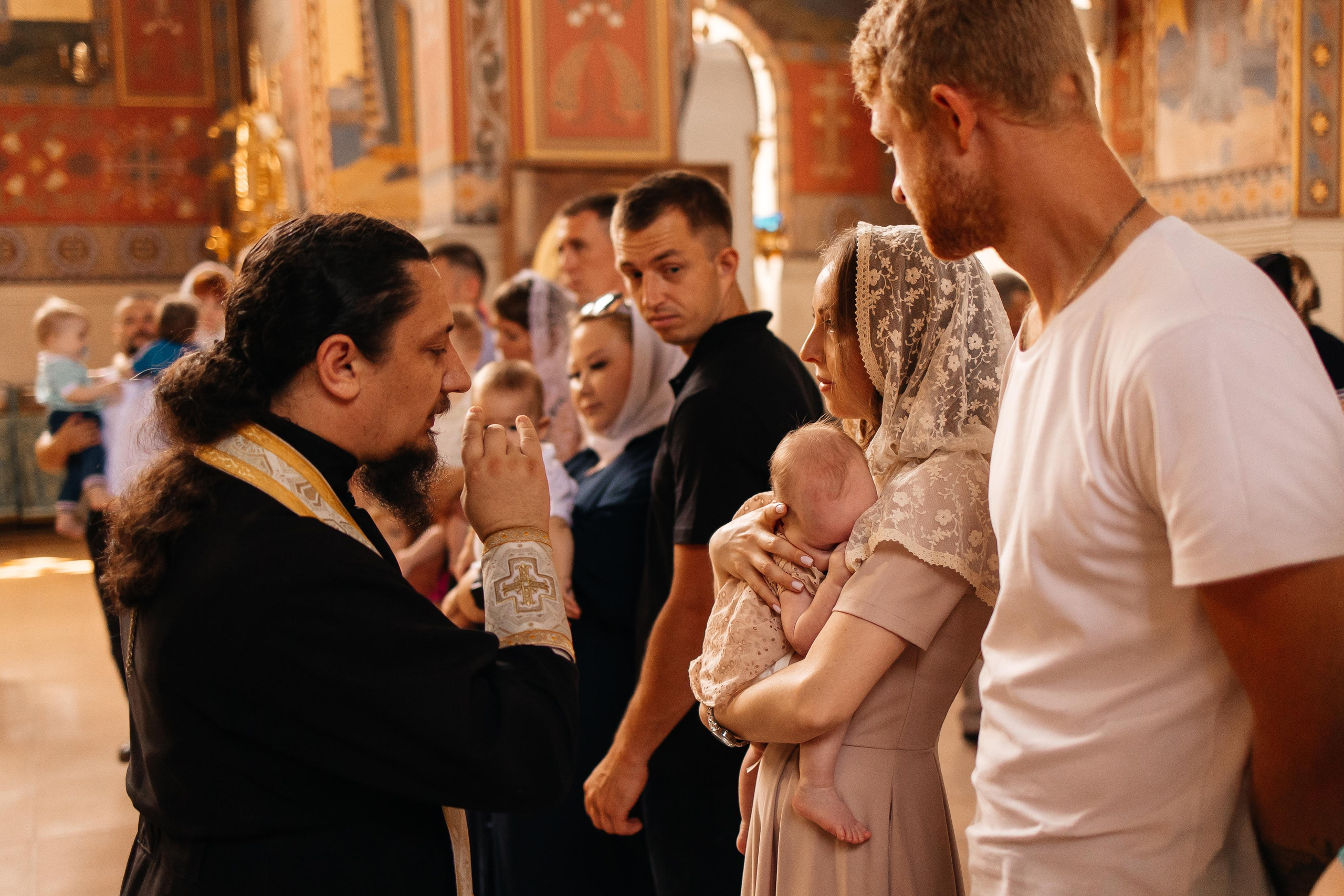 Таинство Крещения Агаты. Семейный фотограф в Краснодаре Храмова Анна