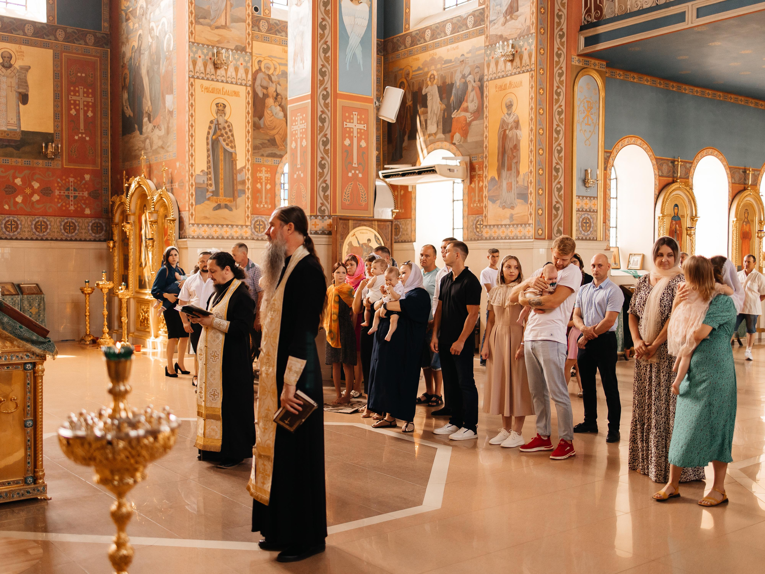 Таинство Крещения Агаты. Семейный фотограф в Краснодаре Храмова Анна