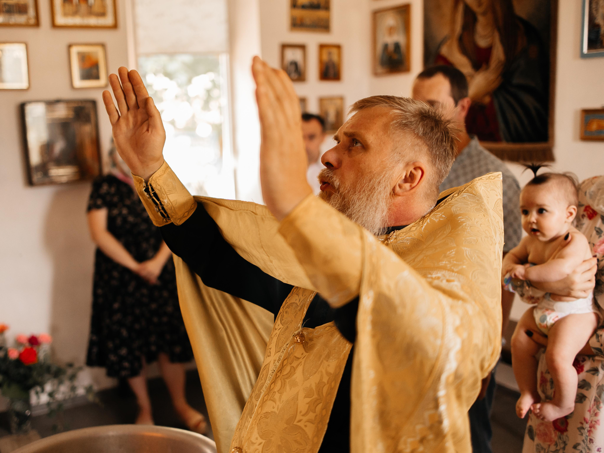 Таинство Крещения Полины. Семейный фотограф в Краснодаре Храмова Анна