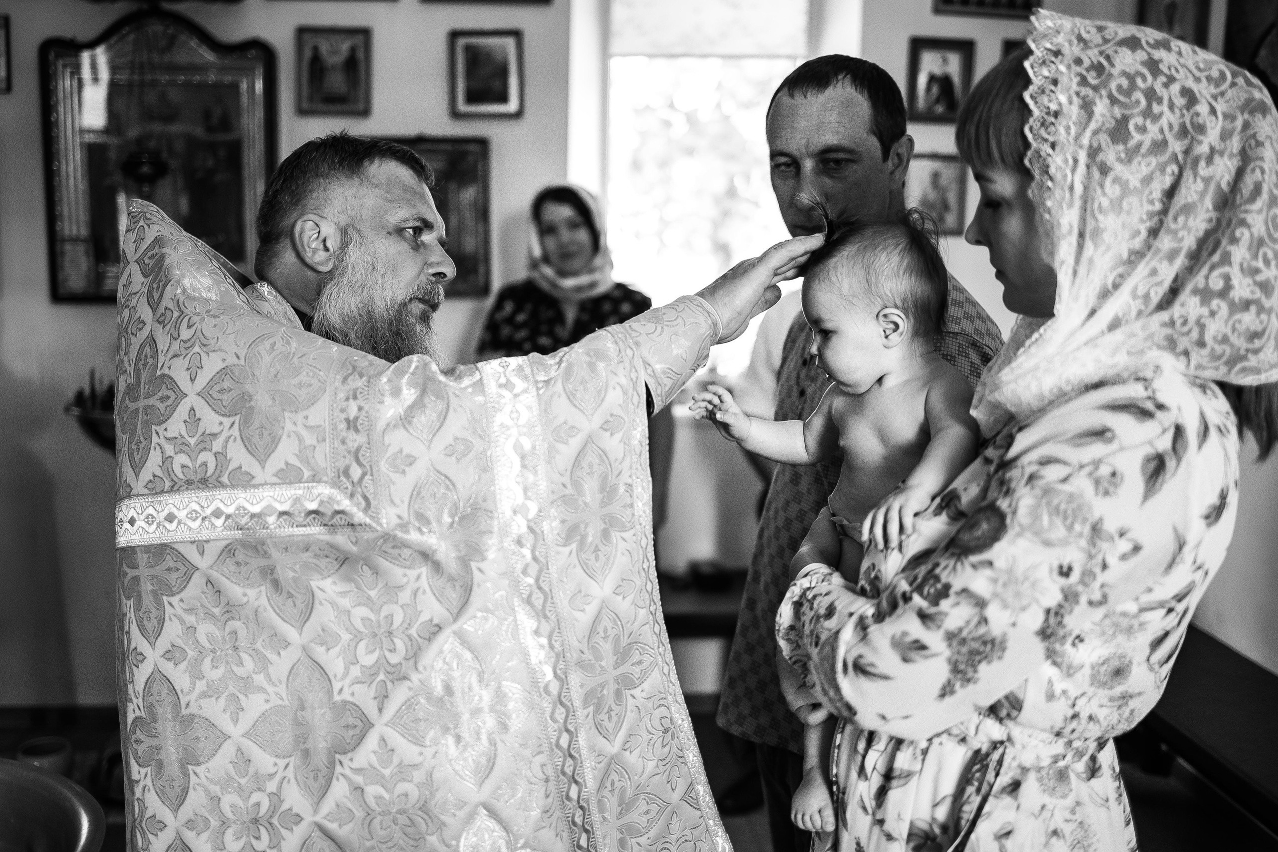 Таинство Крещения Полины. Семейный фотограф в Краснодаре Храмова Анна