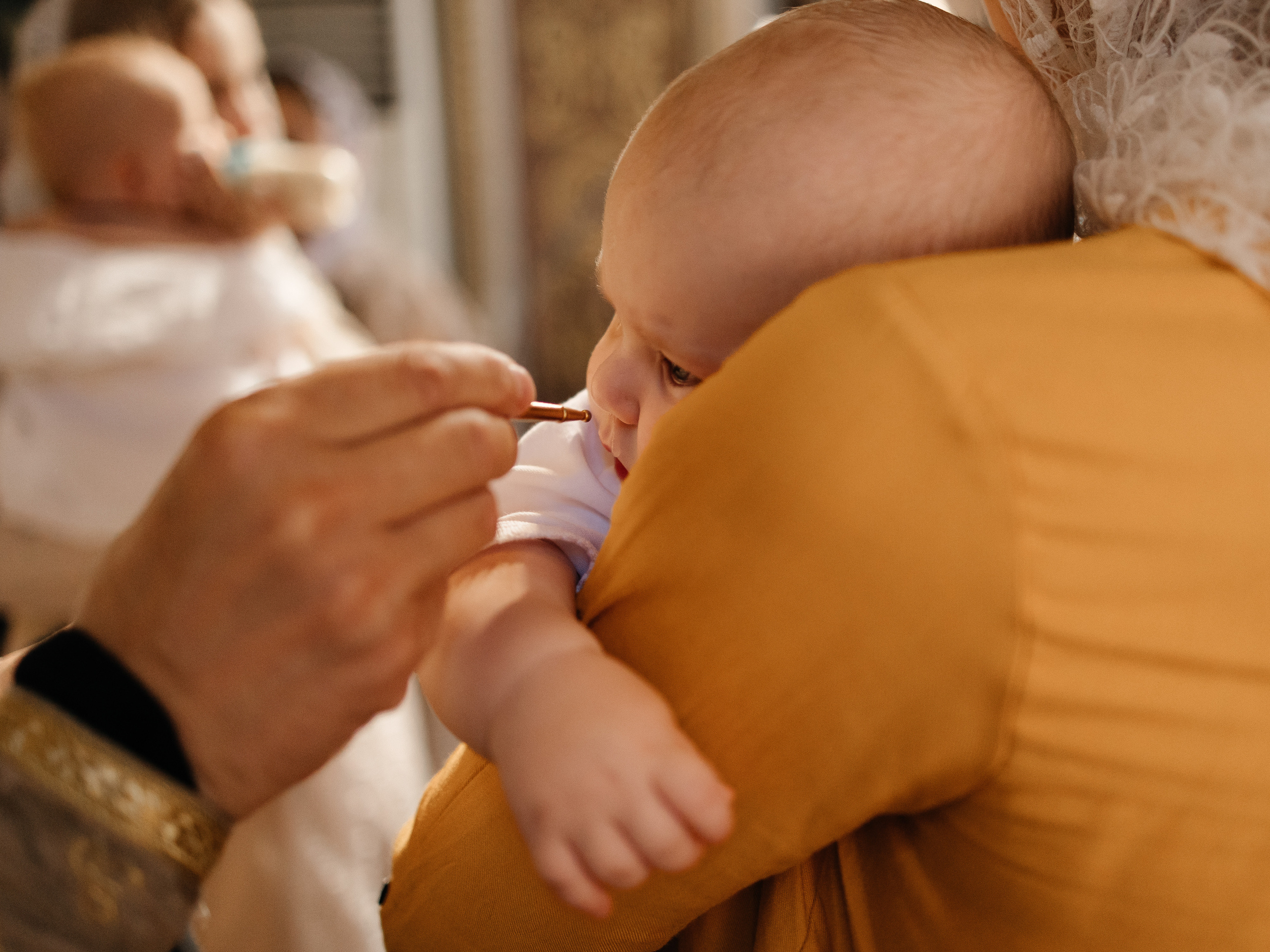 Таинство Крещения Александра. Семейный фотограф в Краснодаре Храмова Анна