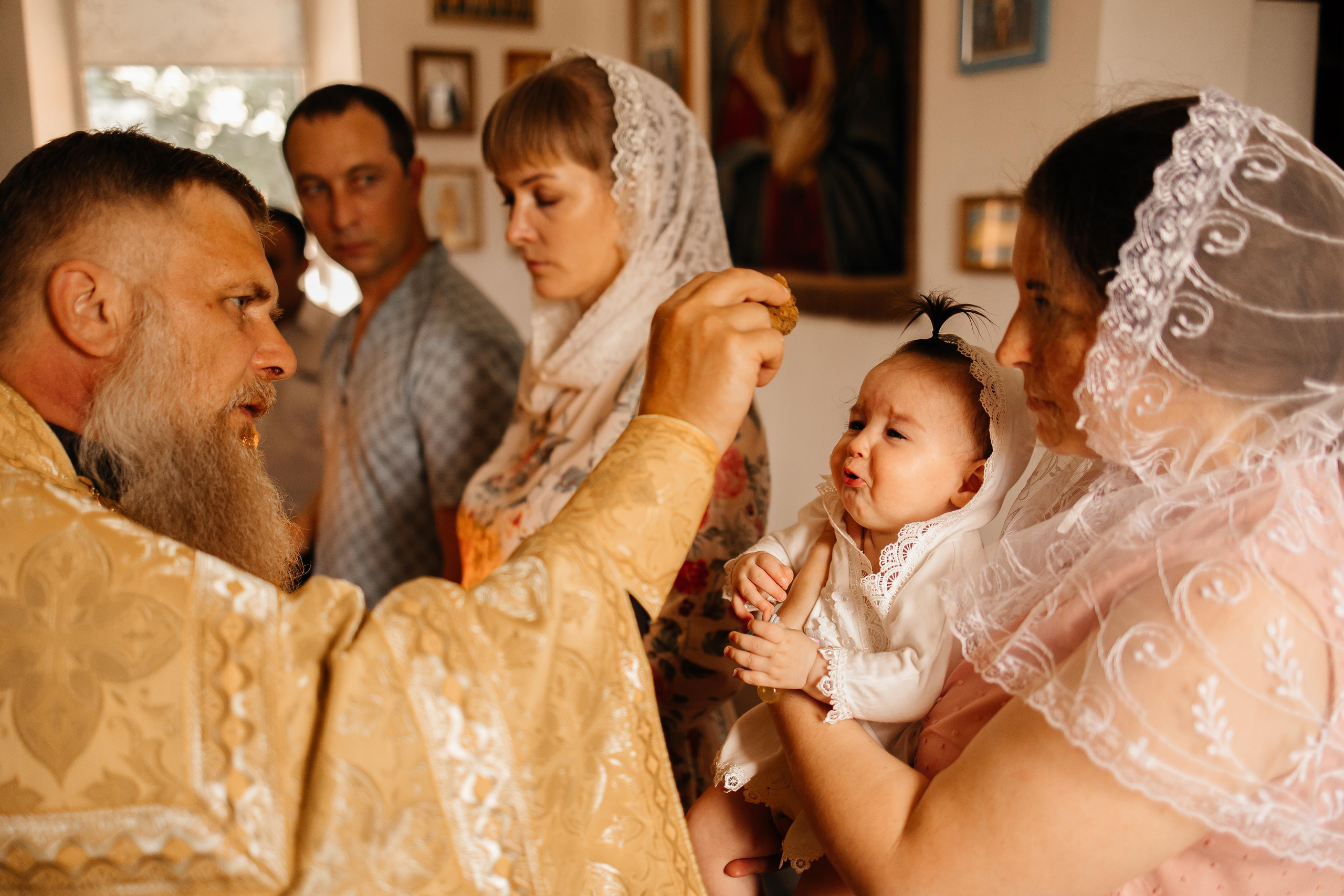 Таинство Крещения Полины. Семейный фотограф в Краснодаре Храмова Анна