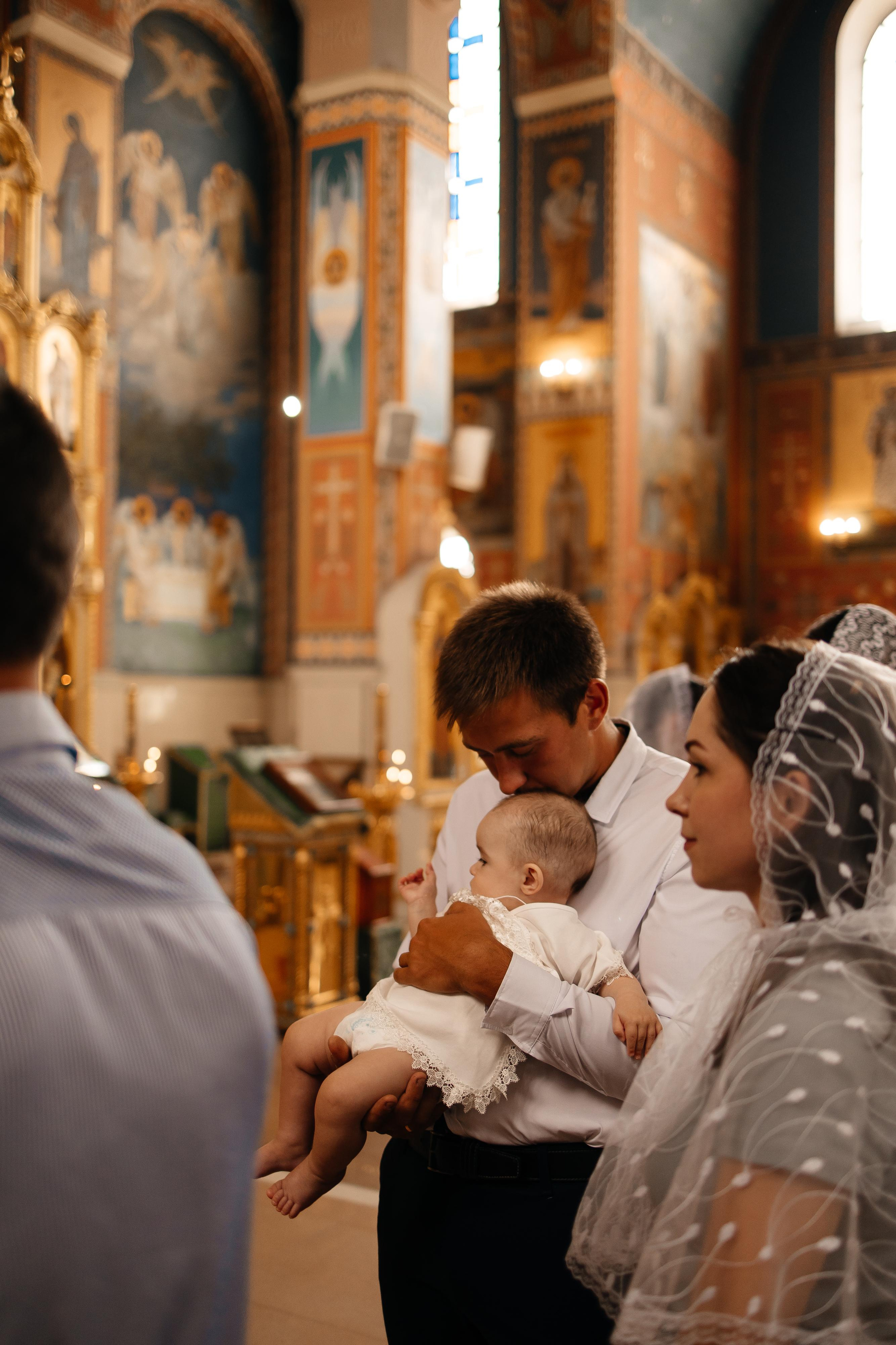 Таинство Крещения Арины. Семейный фотограф в Краснодаре Храмова Анна