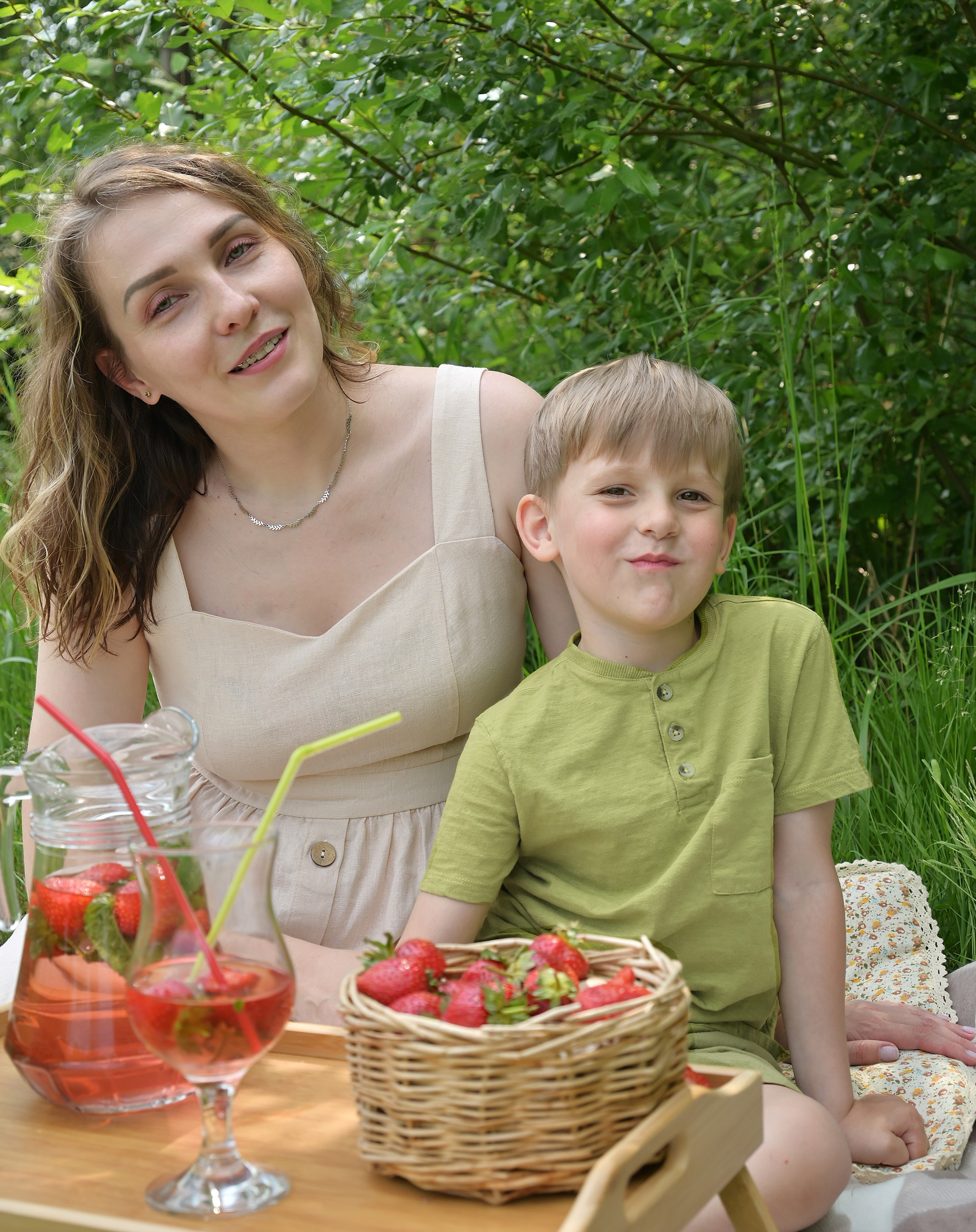 семейный фото пикник