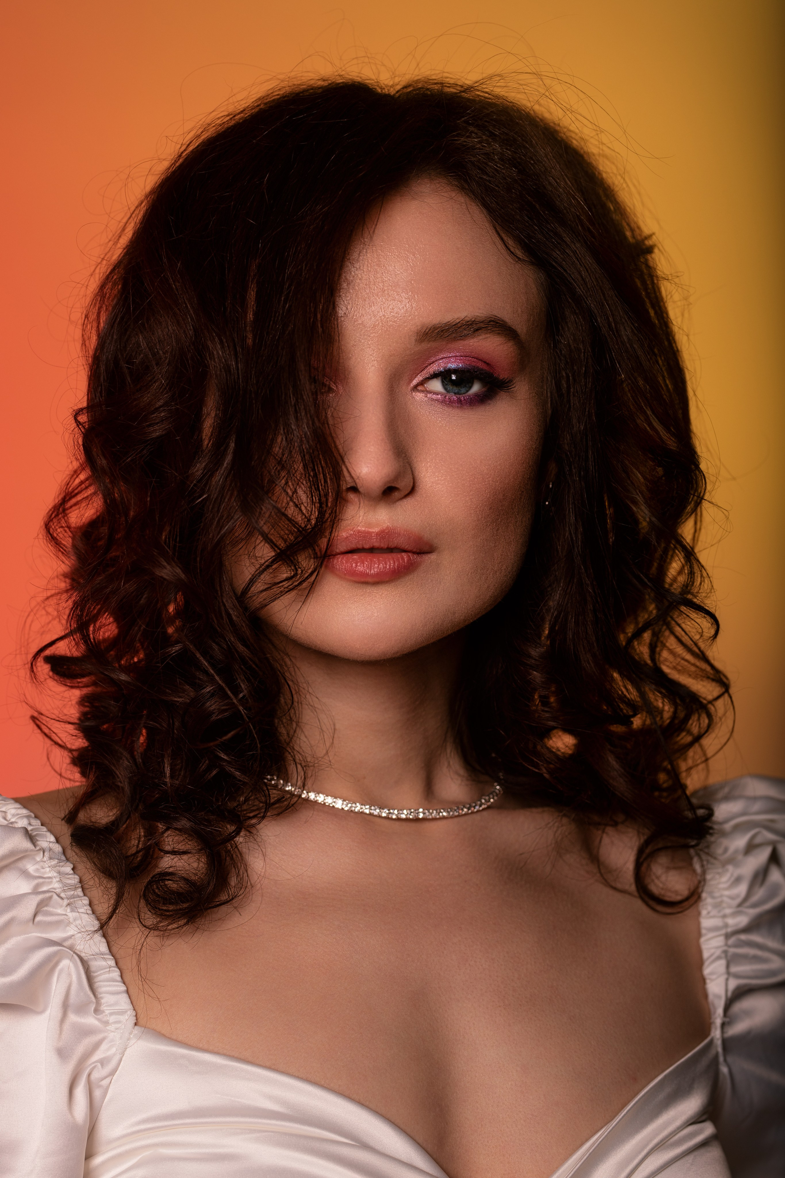 Съемка в студии на циклораме с Анастасией для «себя»