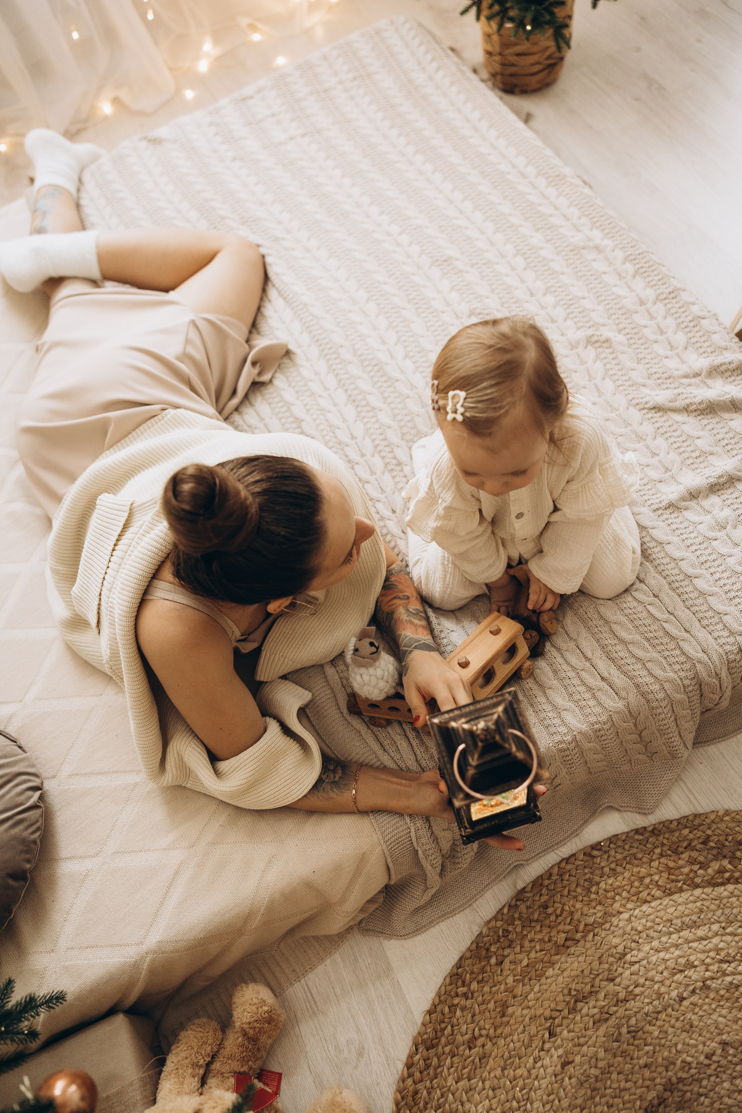 Ольга и Мирослава НГ. Семейный фотограф в Москве Виктория Ястребинская