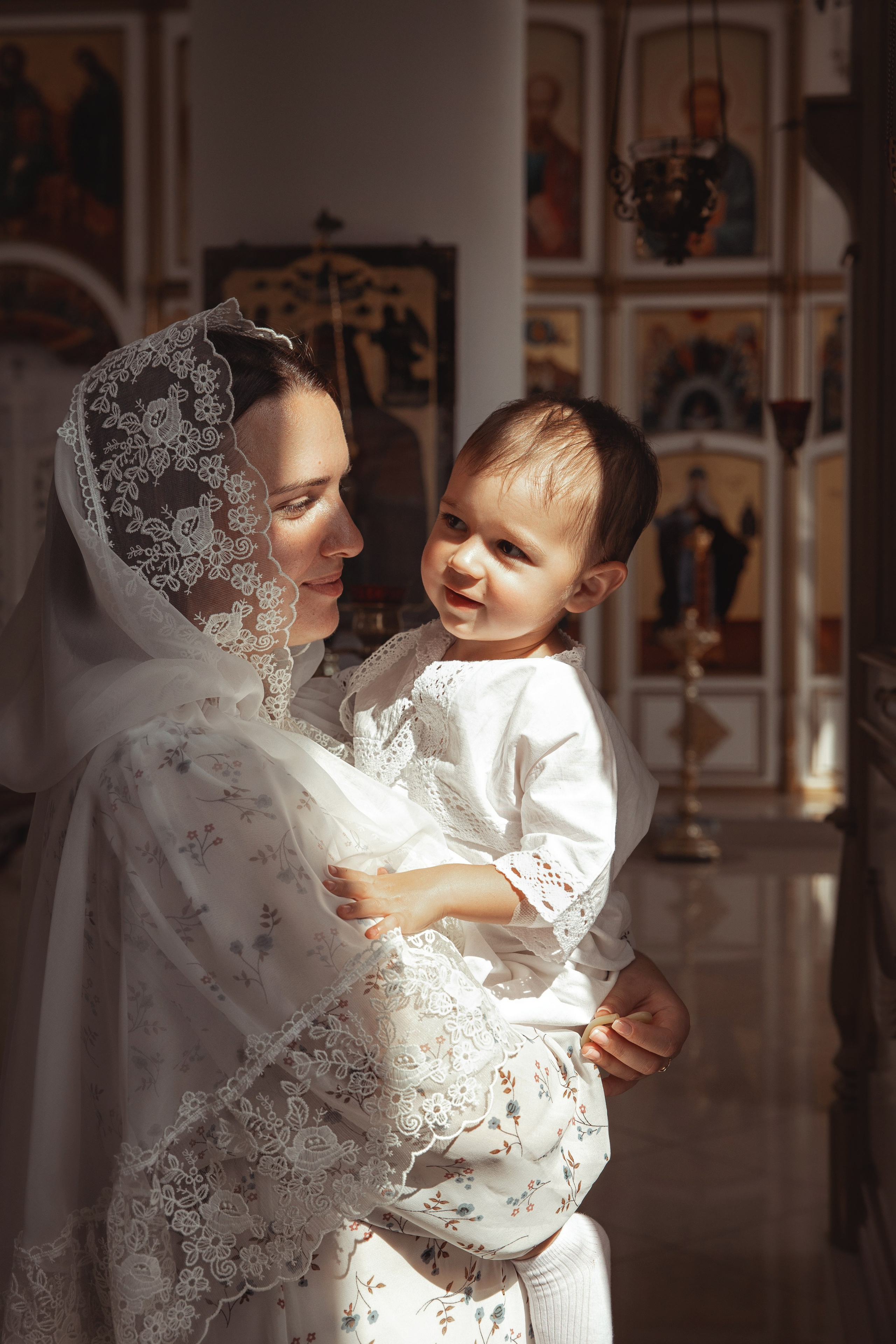 Таинство Крещения Павла. Храм святых апостолов Петра и Павла ст. Брюховецкая. Фотограф на Крещение и Венчание Краснодарский край — Гранкина Юлия