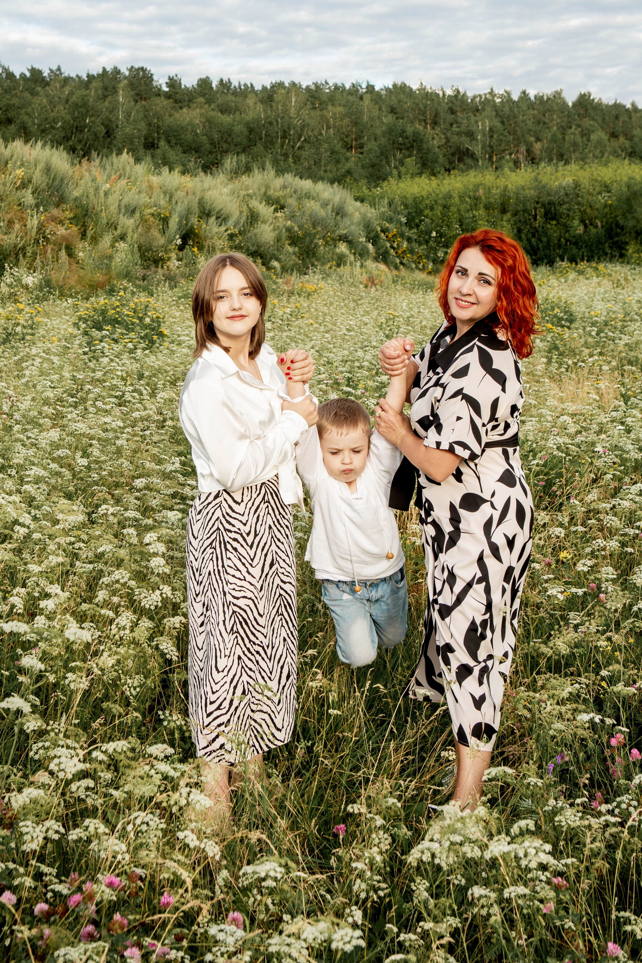 Мама и дети. Фотограф Екатерина Голицына