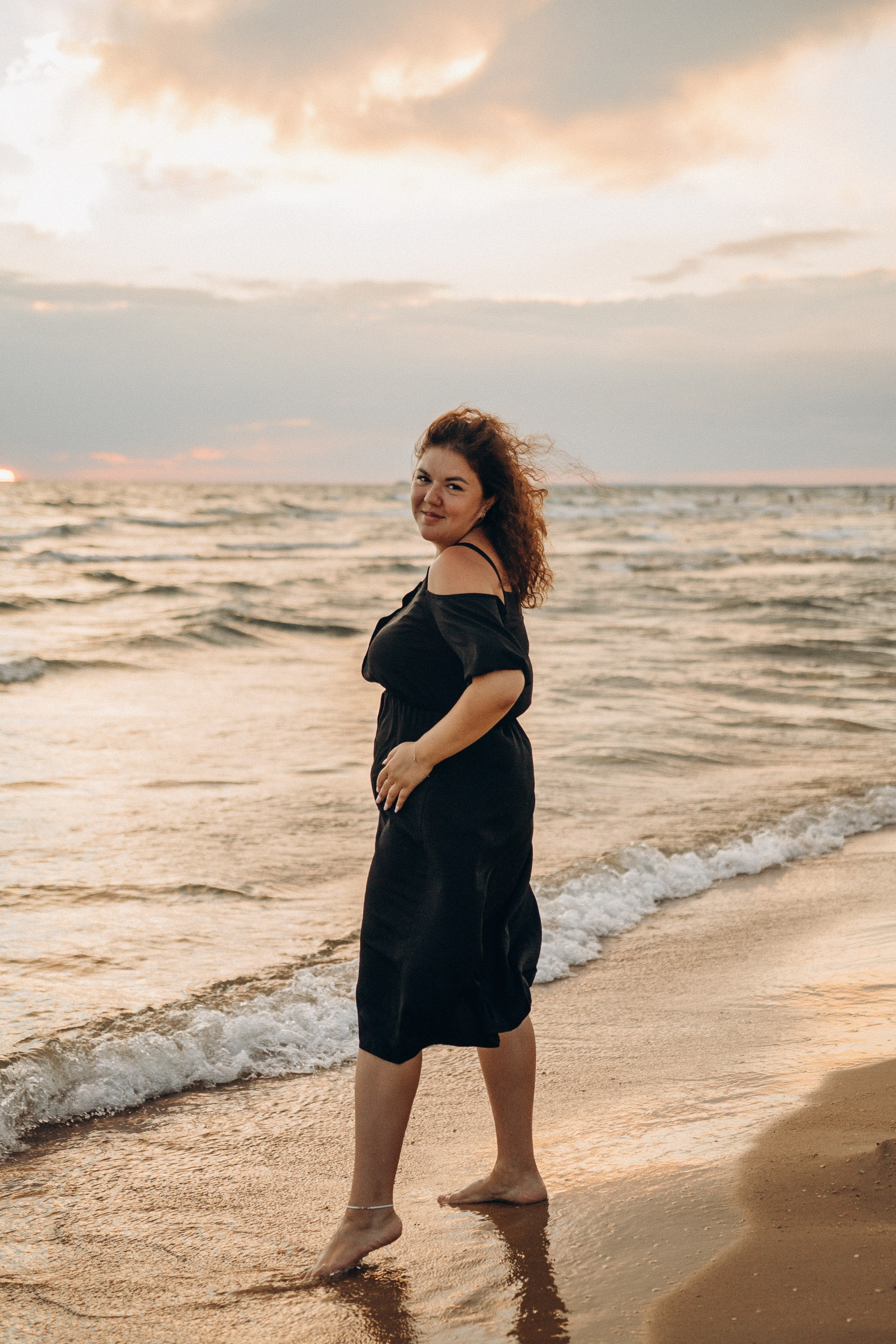 Михаил, Алена и Кирюша — встреча заката с любимыми. Семейный фотограф Новороссийск, Анапа, Геленджик — Юлия Давыдова