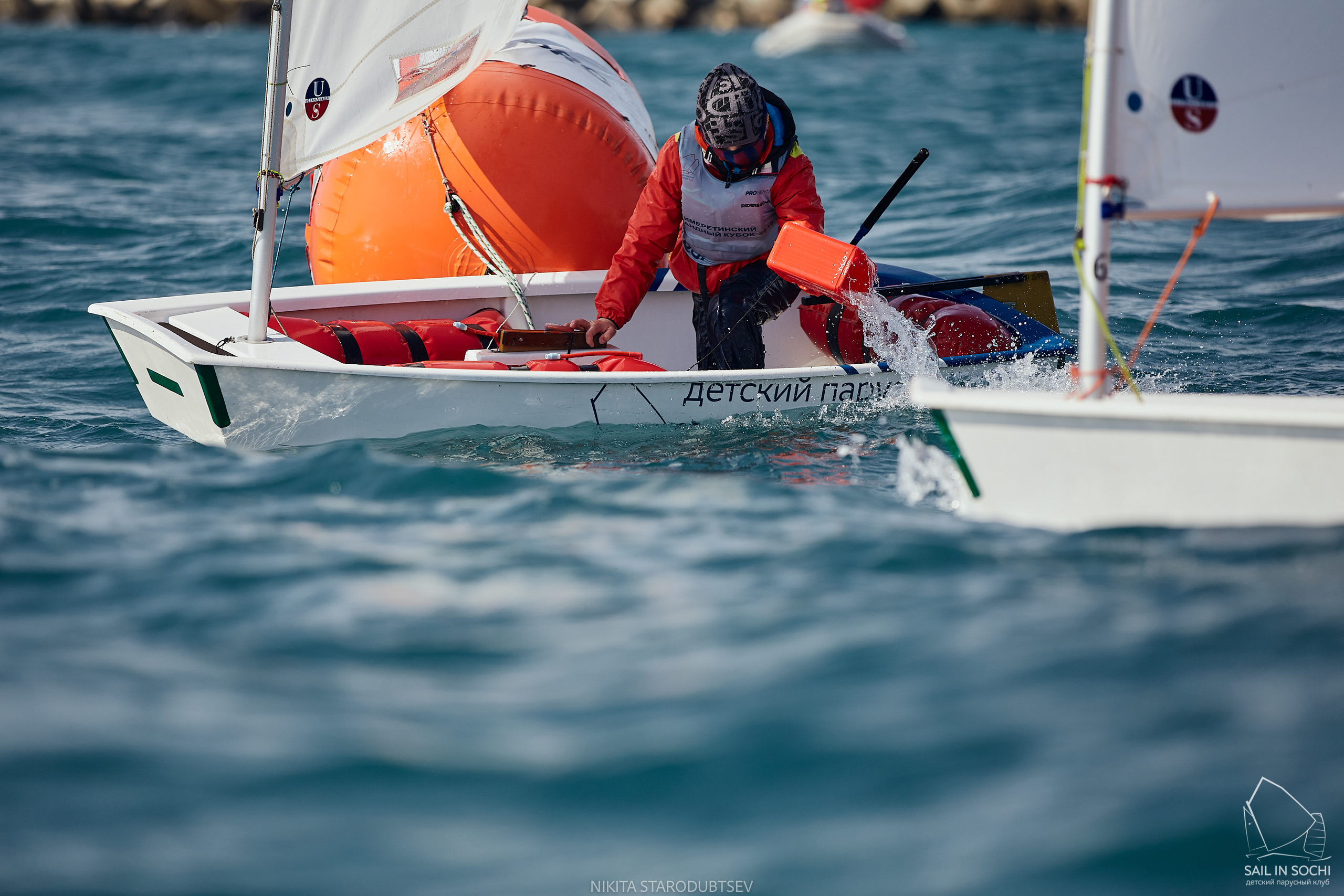 The Imeretinsky Cup in the Optimist Yacht Class. Photographer Nikita Starodubtsev Serbia, Montenegro, Georgia, Turkey