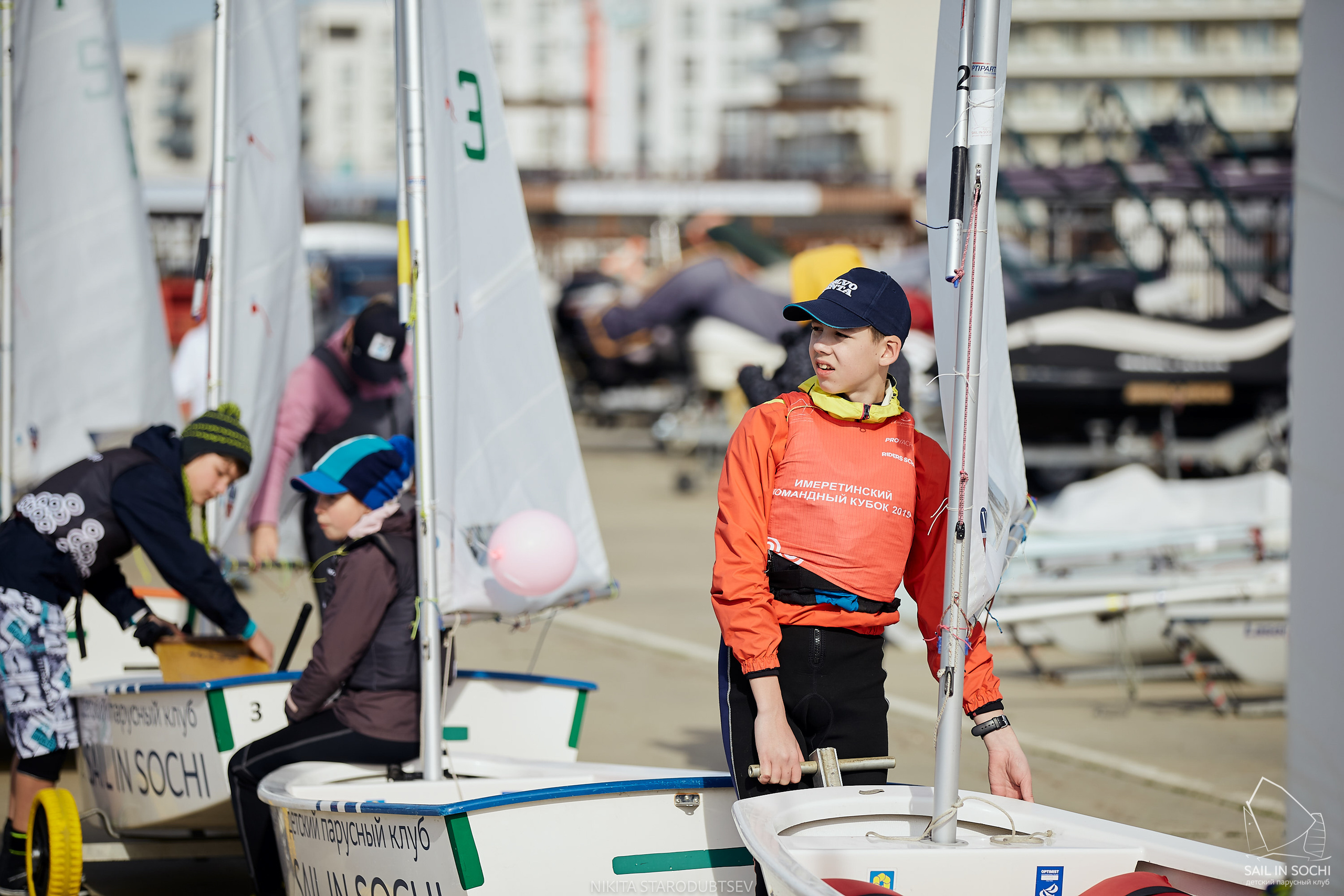 The Imeretinsky Cup in the Optimist Yacht Class. Photographer Nikita Starodubtsev Serbia, Montenegro, Georgia, Turkey