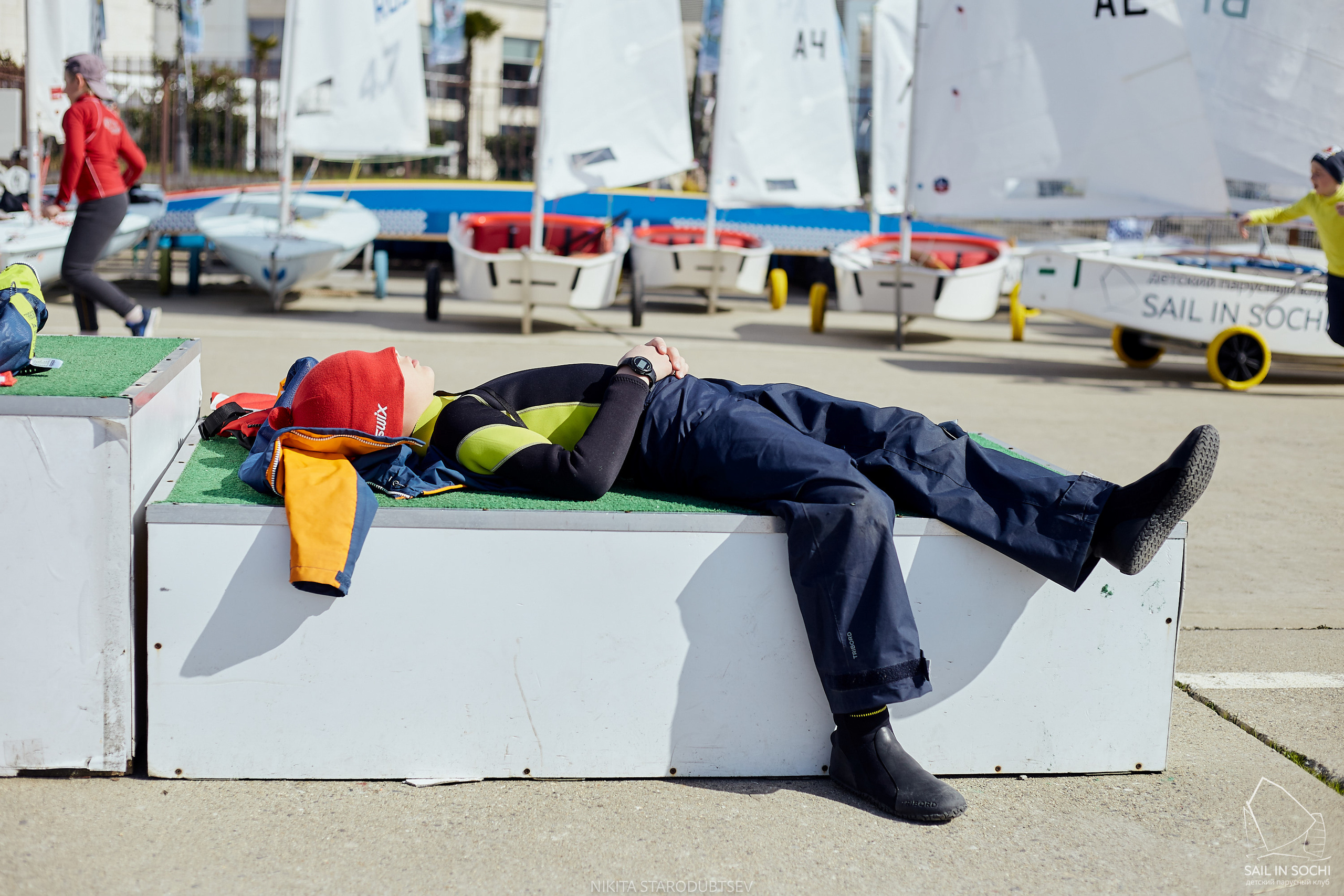 The Imeretinsky Cup in the Optimist Yacht Class. Photographer Nikita Starodubtsev Serbia, Montenegro, Georgia, Turkey