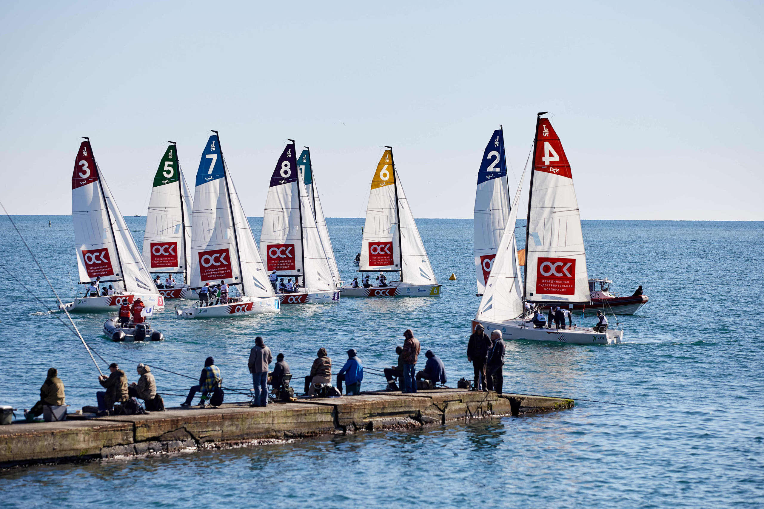 Premier Division Stage of the National Sailing League. Photographer Nikita Starodubtsev Serbia, Montenegro, Georgia, Turkey