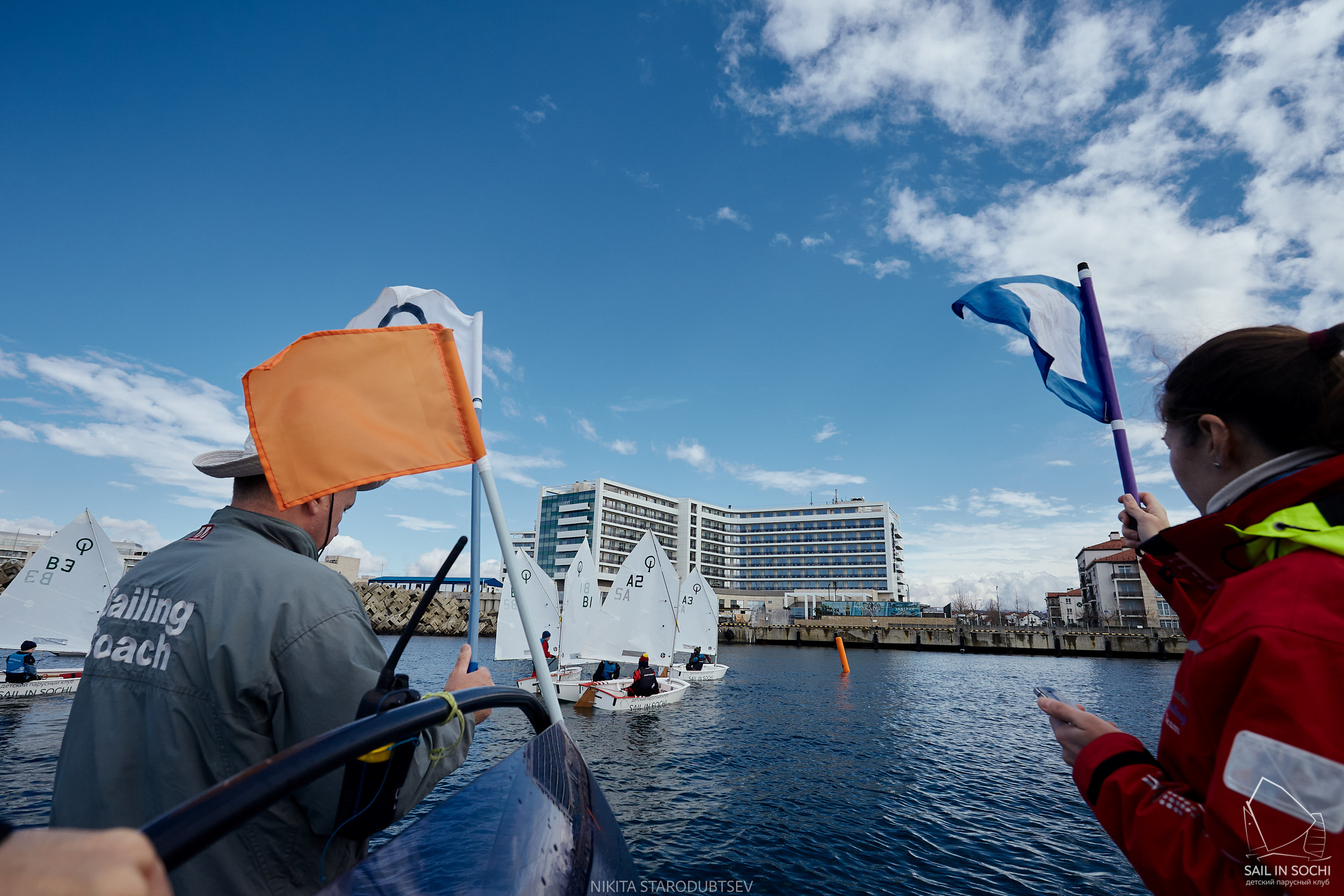 The Imeretinsky Cup in the Optimist Yacht Class. Photographer Nikita Starodubtsev Serbia, Montenegro, Georgia, Turkey