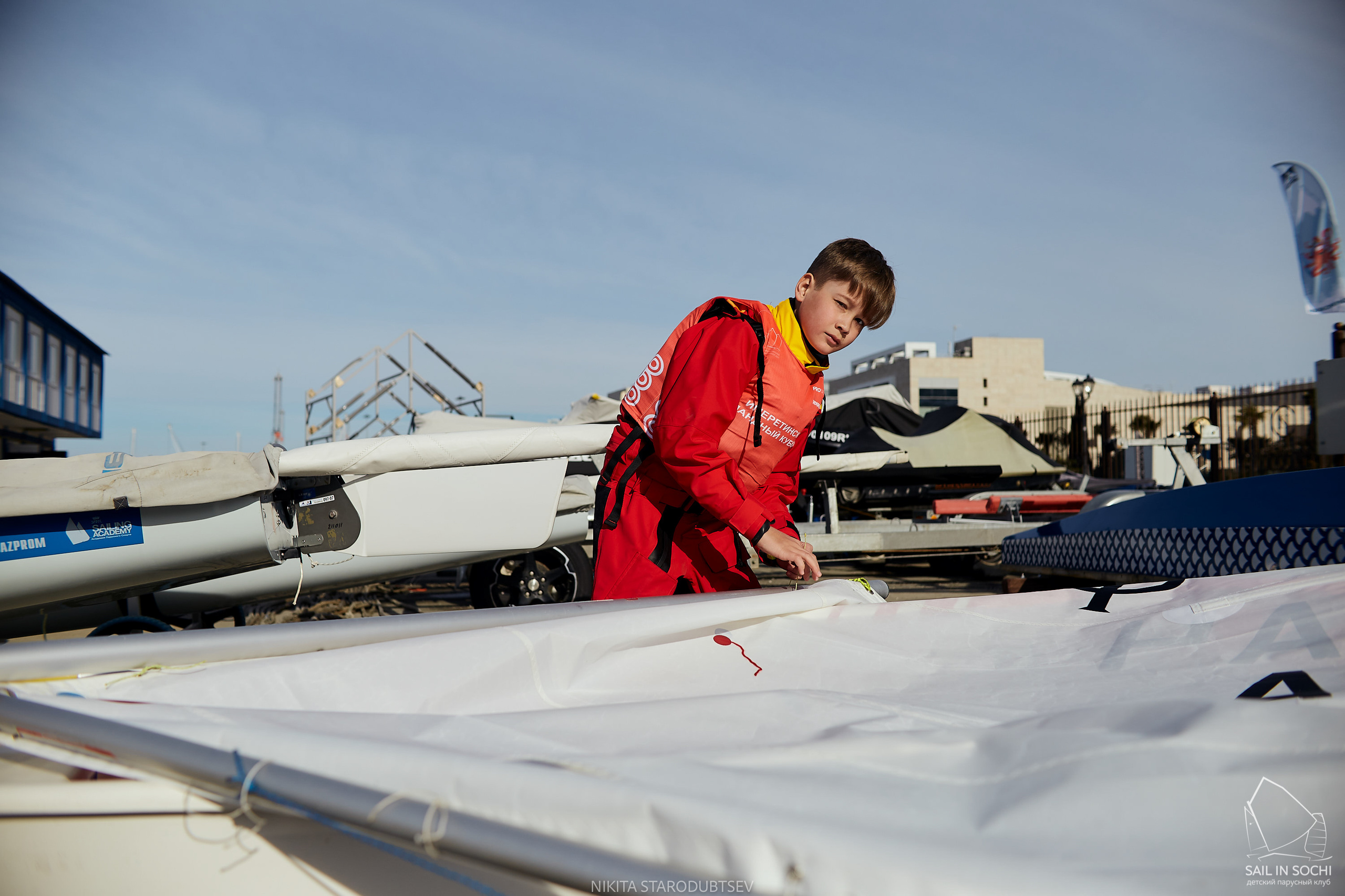 The Imeretinsky Cup in the Optimist Yacht Class. Photographer Nikita Starodubtsev Serbia, Montenegro, Georgia, Turkey
