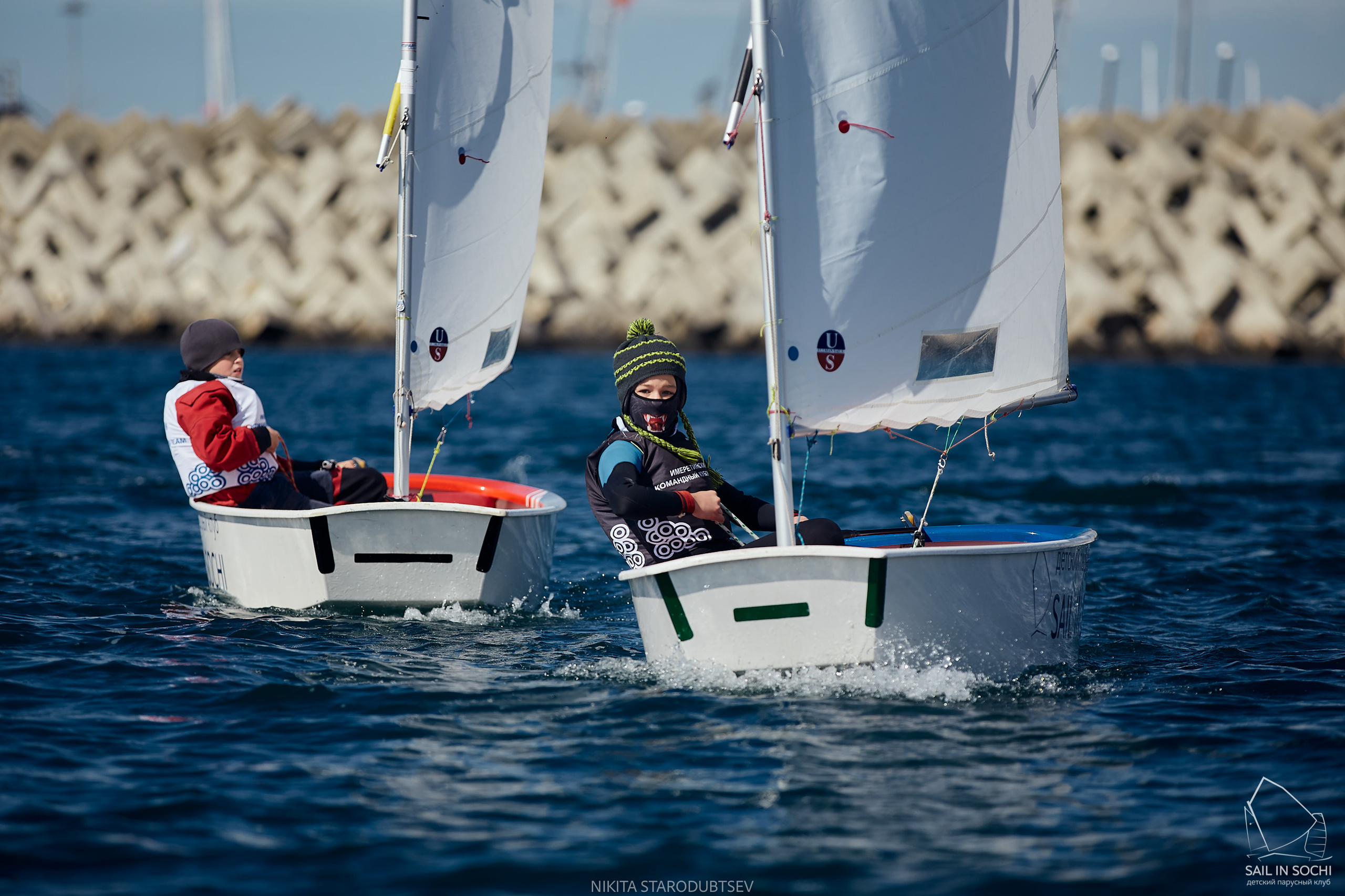 The Imeretinsky Cup in the Optimist Yacht Class. Photographer Nikita Starodubtsev Serbia, Montenegro, Georgia, Turkey