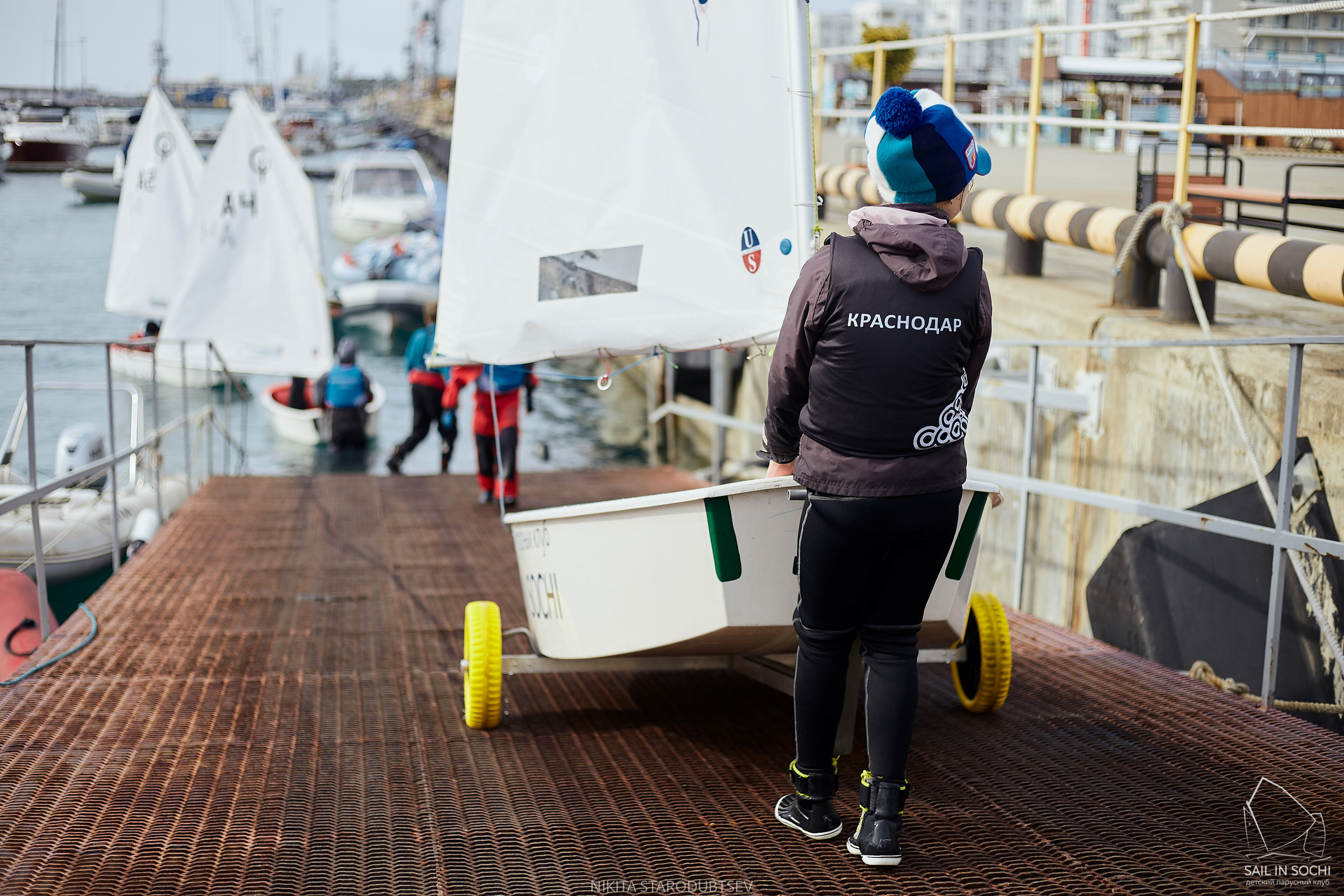 The Imeretinsky Cup in the Optimist Yacht Class. Photographer Nikita Starodubtsev Serbia, Montenegro, Georgia, Turkey