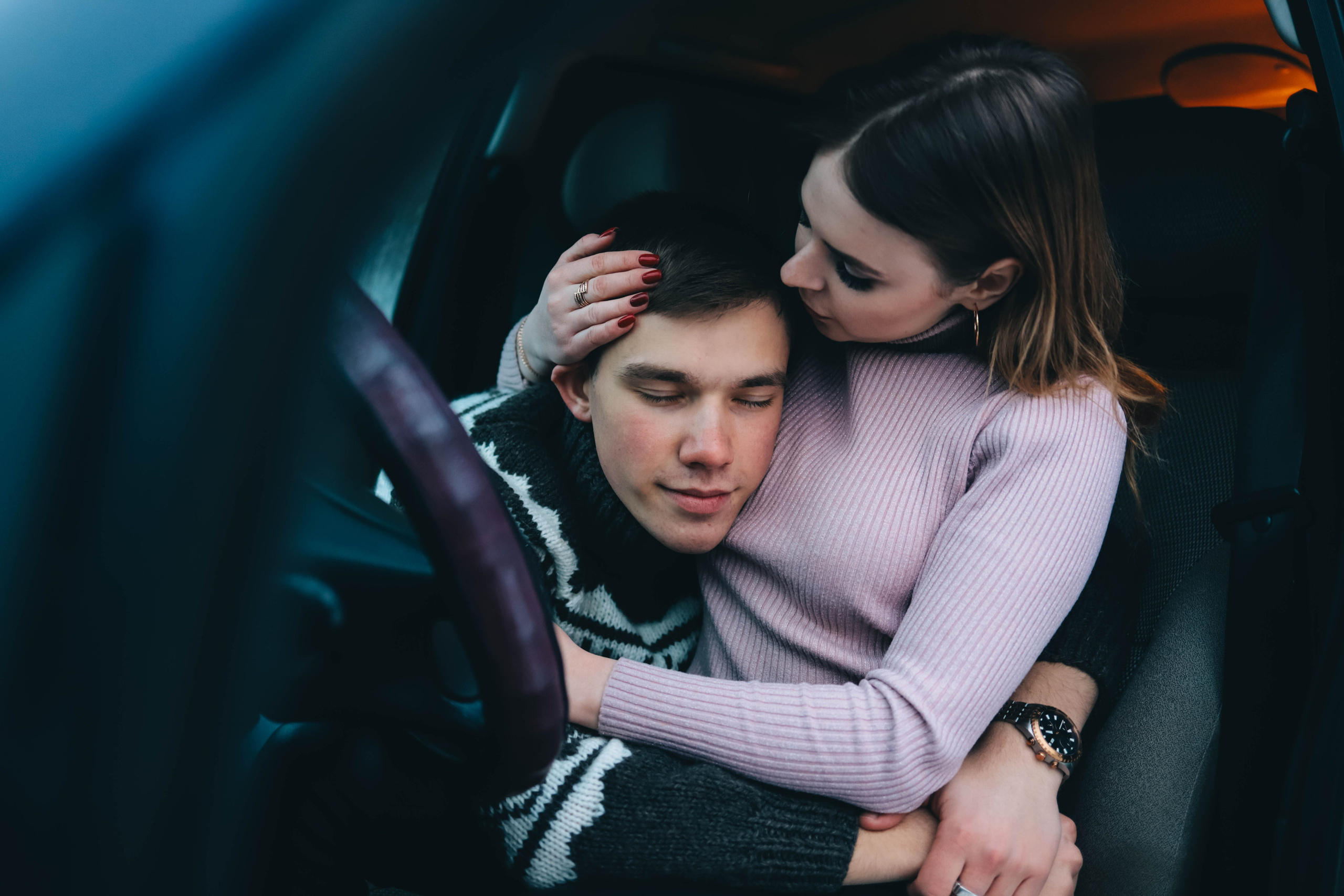 Денис и Яна | Зимняя прогулка. Фотограф Регина Даниловна Усть — Катав