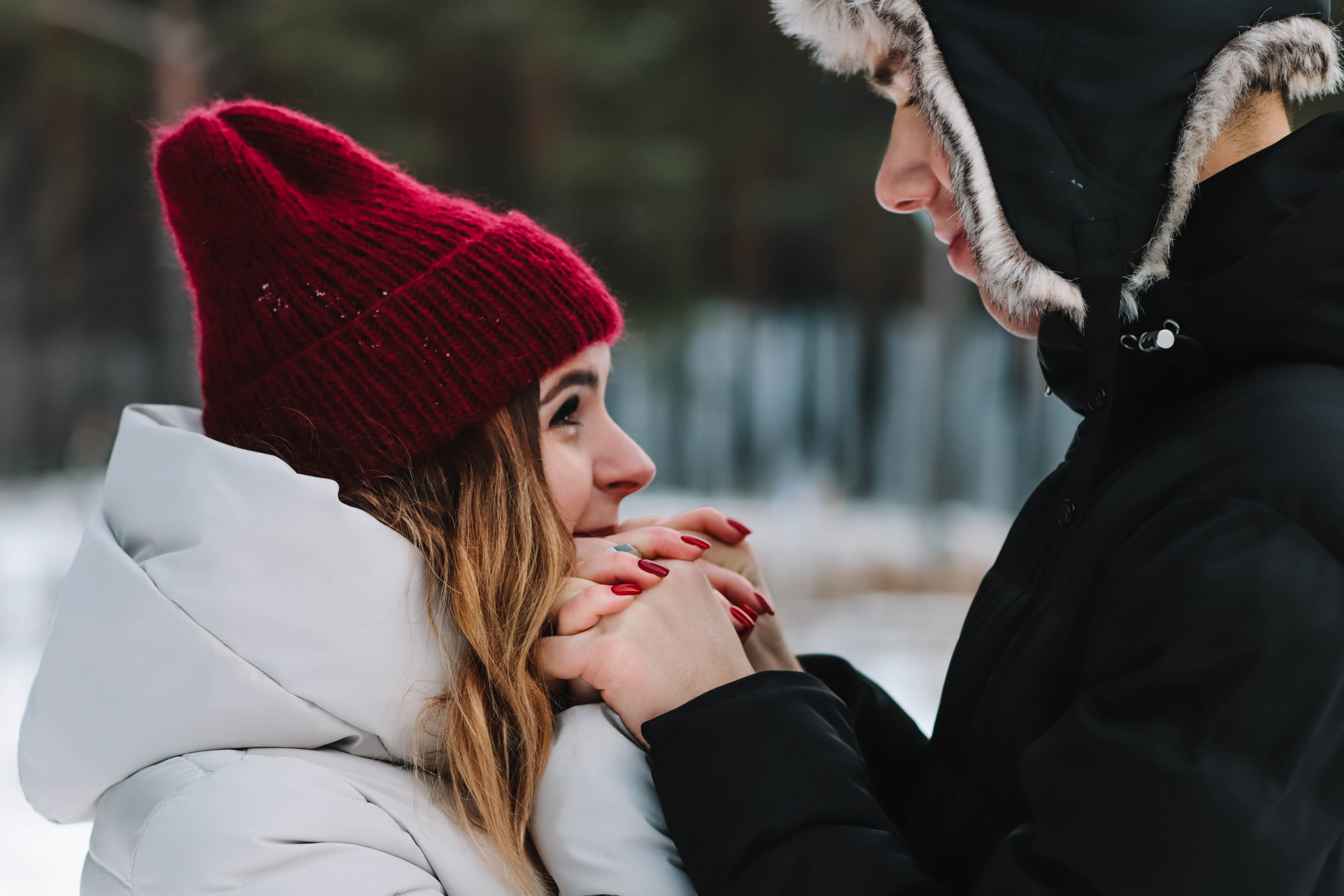 Денис и Яна | Зимняя прогулка. Фотограф Регина Даниловна Усть — Катав